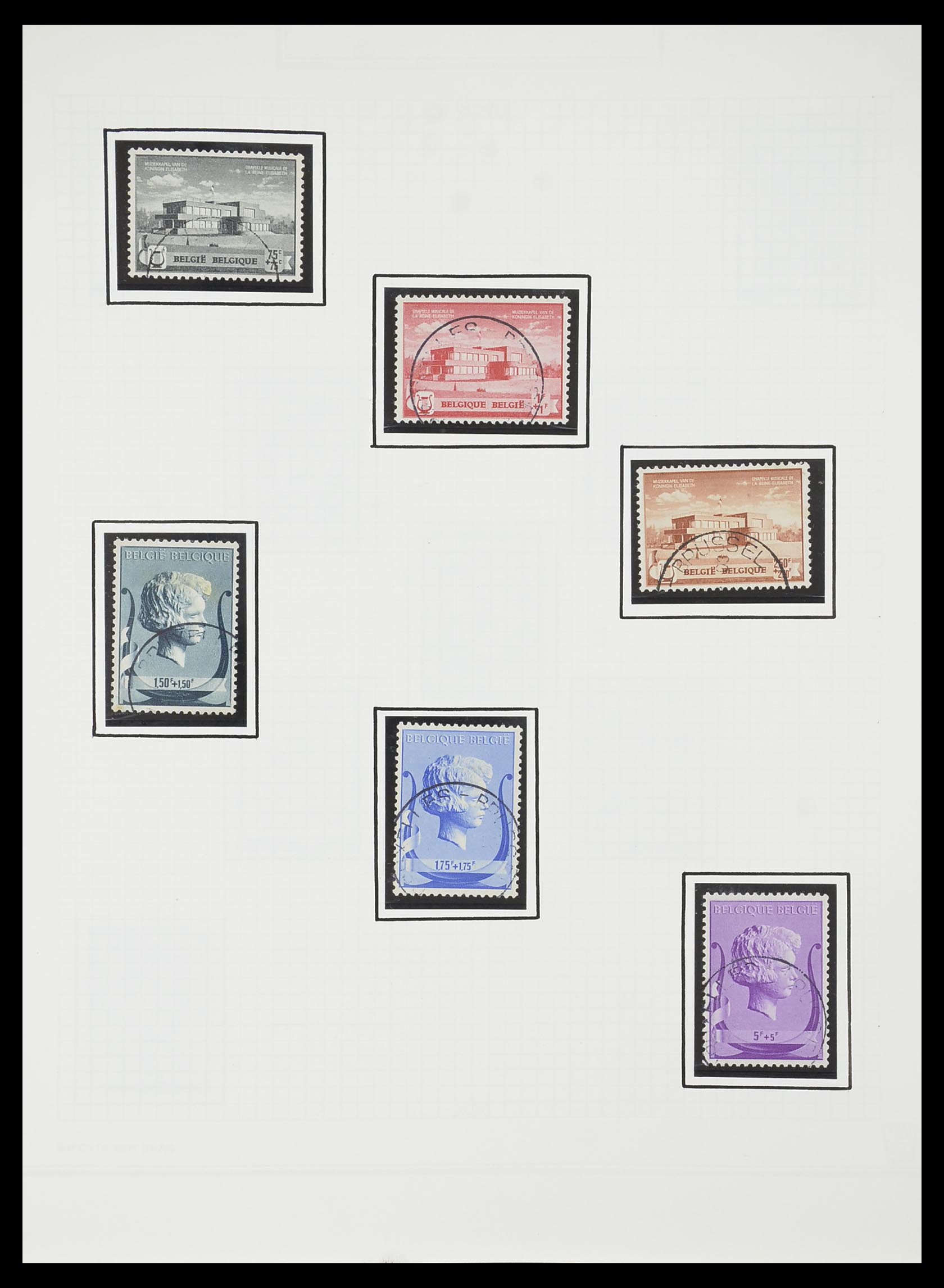 33876 033 - Postzegelverzameling 33876 België 1883-2006.