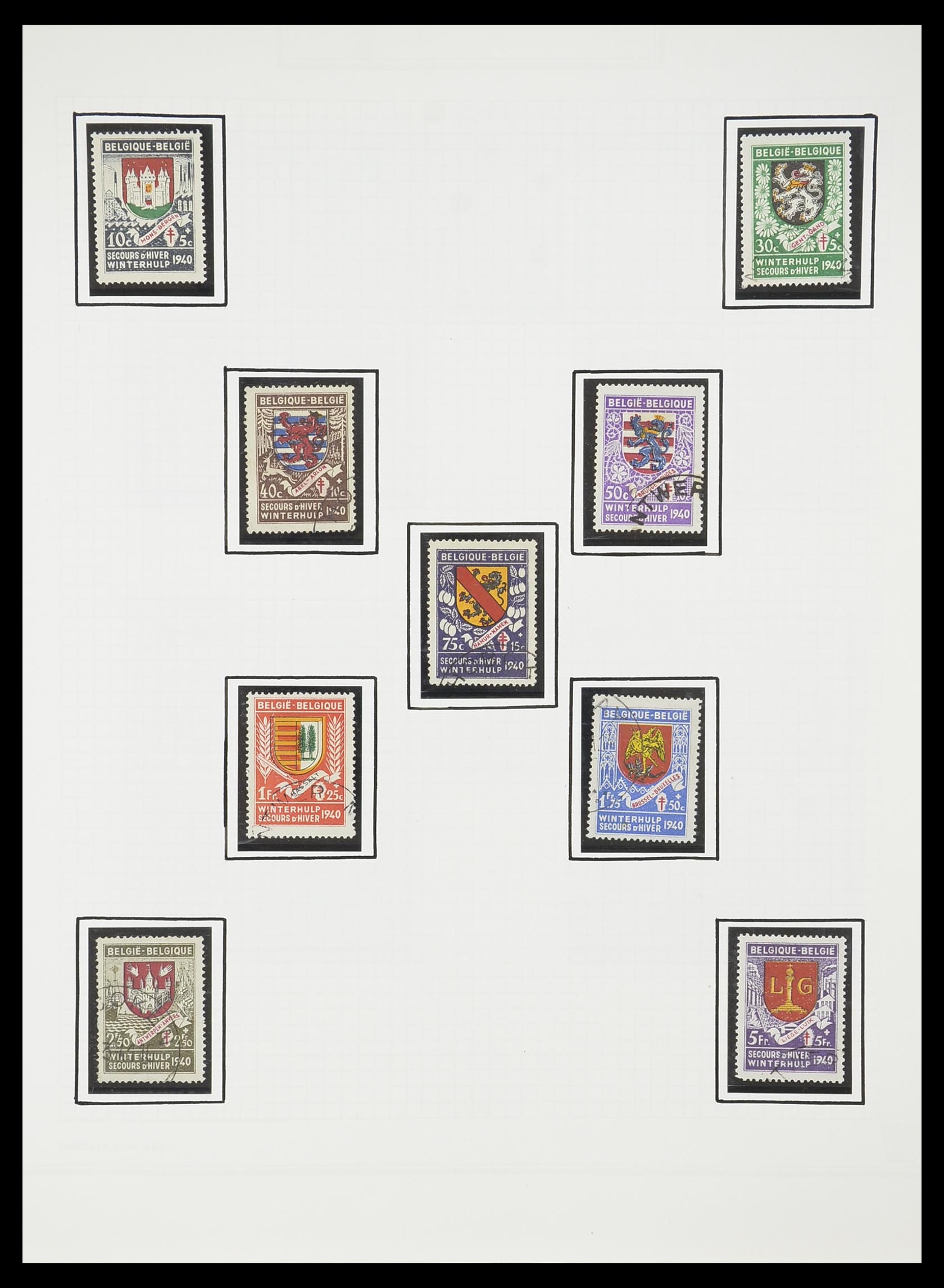 33876 034 - Postzegelverzameling 33876 België 1883-2006.