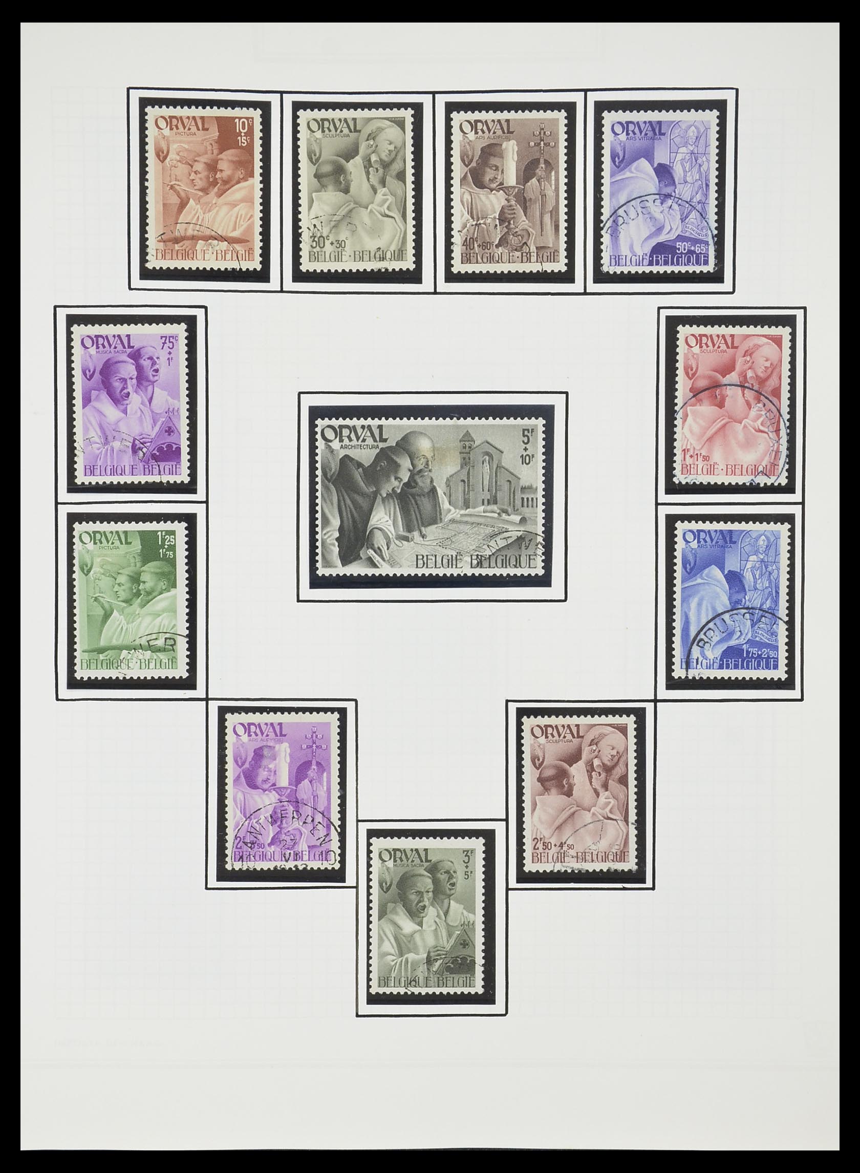 33876 036 - Postzegelverzameling 33876 België 1883-2006.