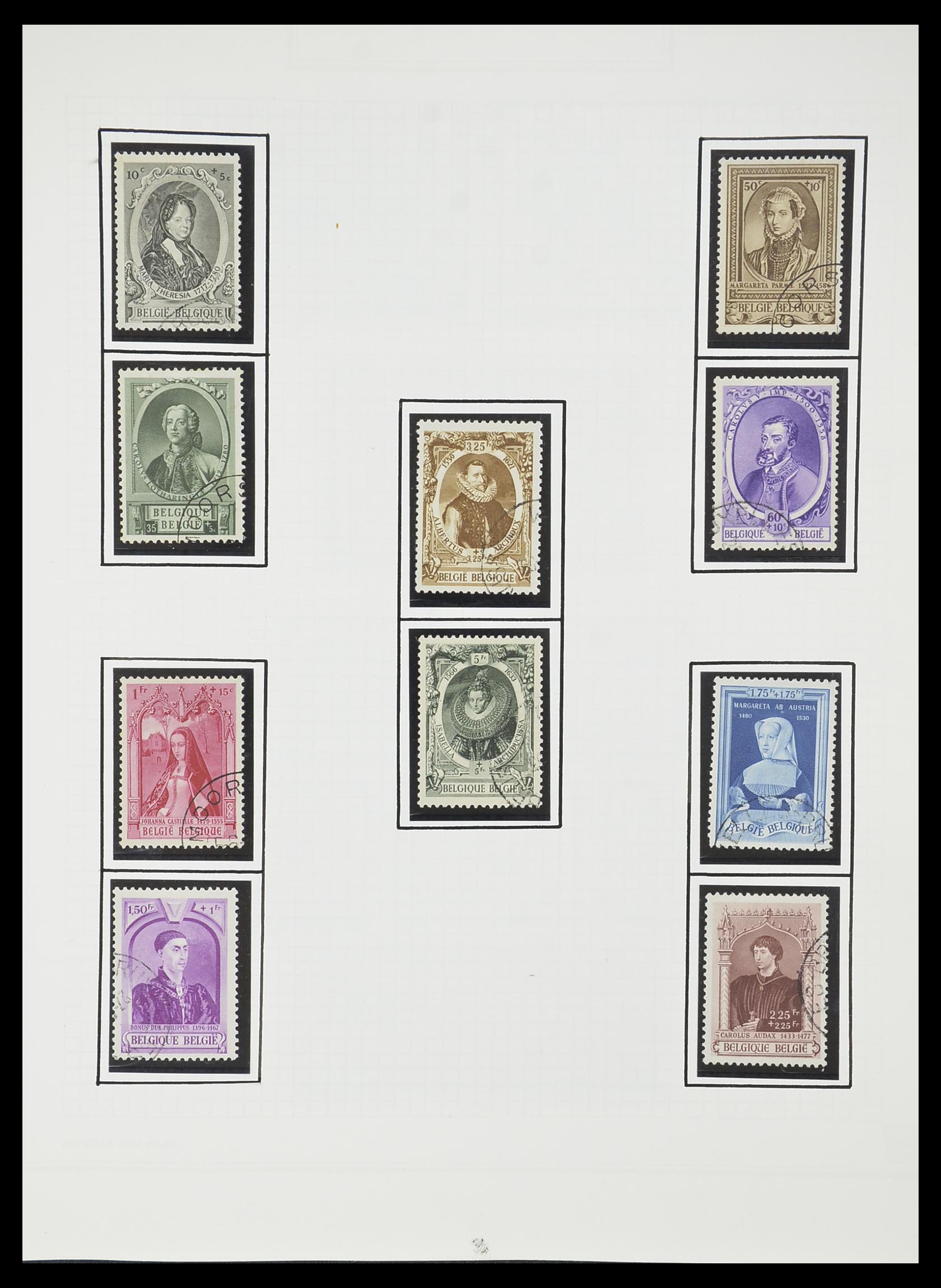 33876 038 - Postzegelverzameling 33876 België 1883-2006.