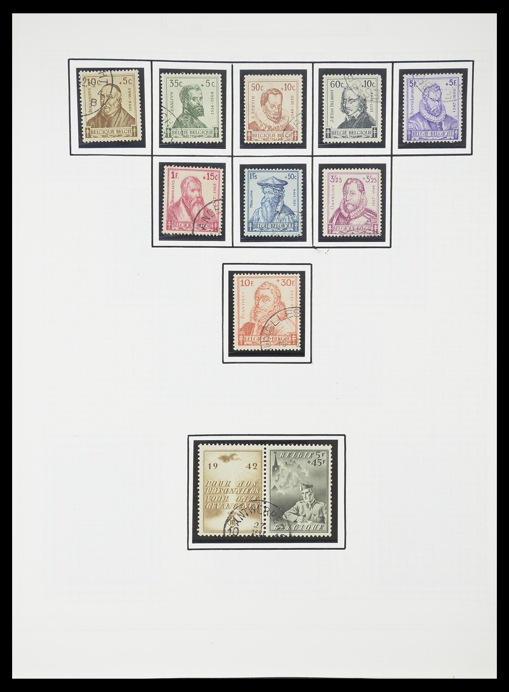 33876 040 - Postzegelverzameling 33876 België 1883-2006.