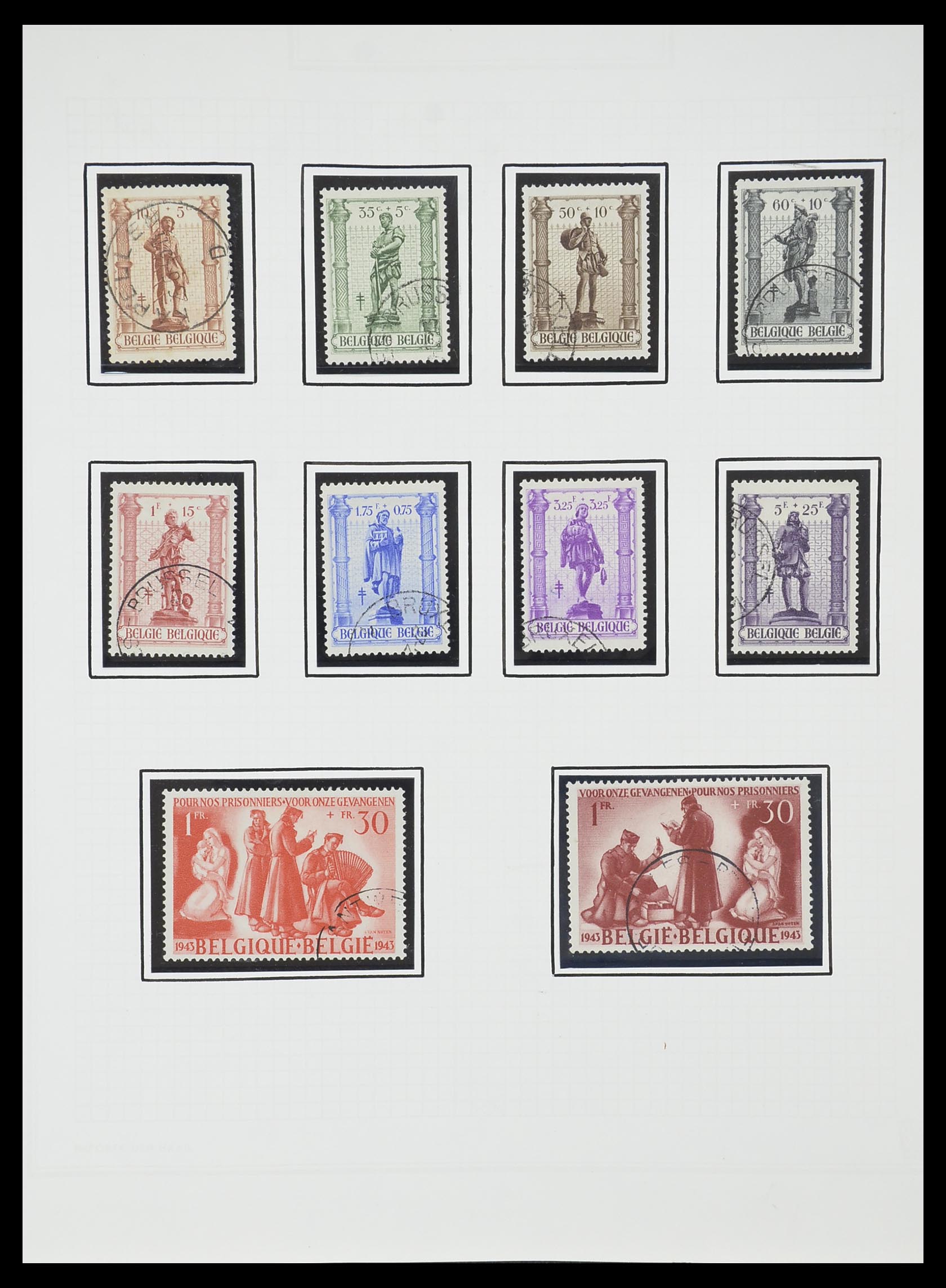 33876 042 - Postzegelverzameling 33876 België 1883-2006.