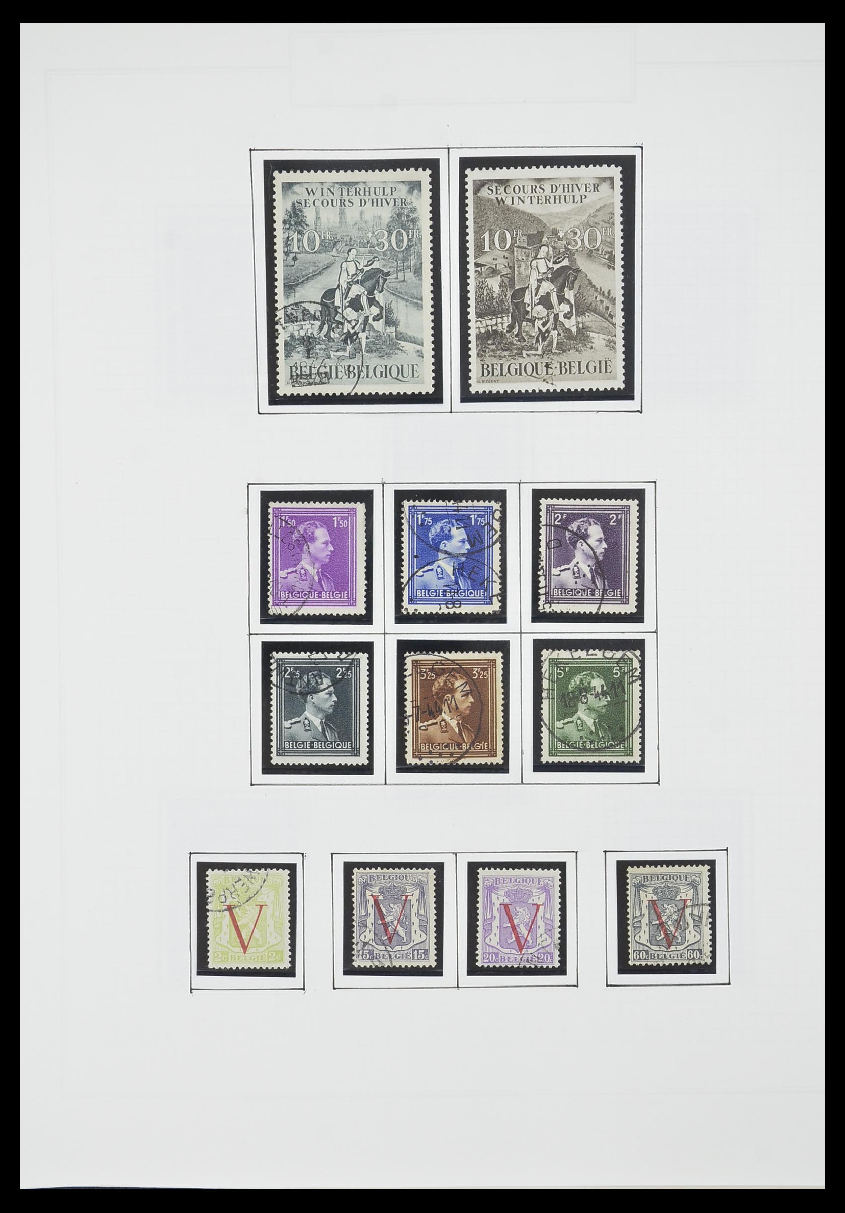33876 044 - Postzegelverzameling 33876 België 1883-2006.