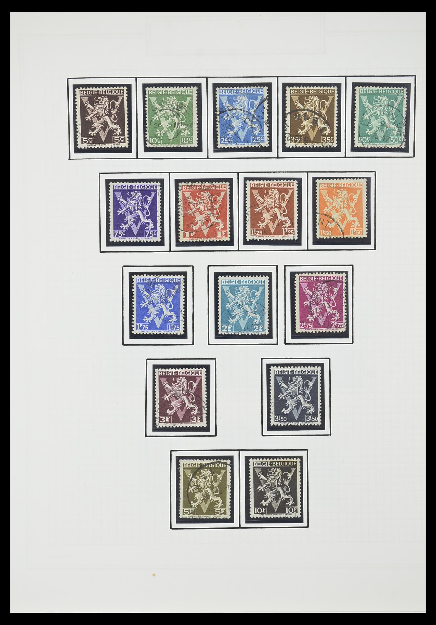 33876 049 - Postzegelverzameling 33876 België 1883-2006.