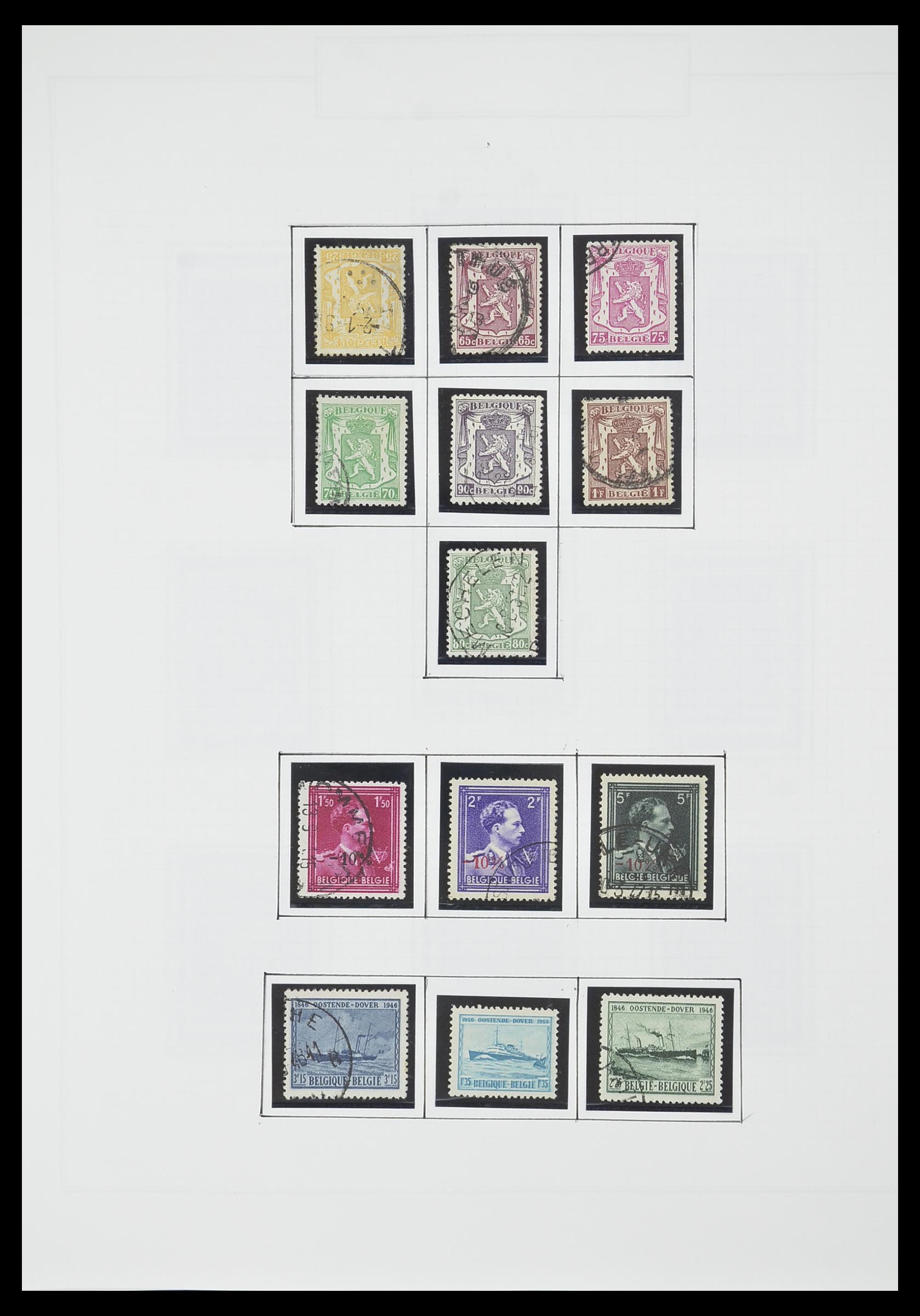 33876 052 - Postzegelverzameling 33876 België 1883-2006.