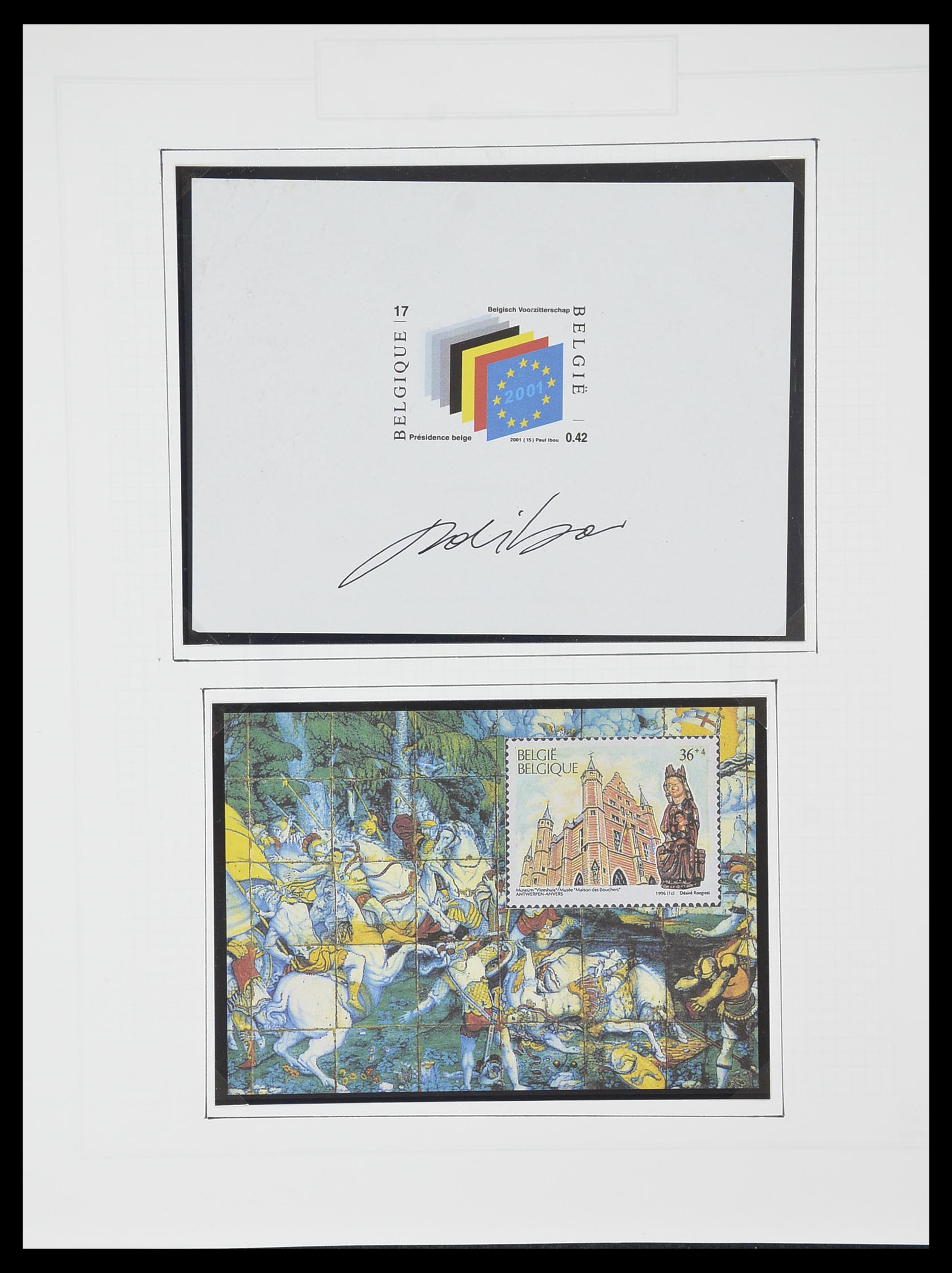 33876 437 - Postzegelverzameling 33876 België 1883-2006.