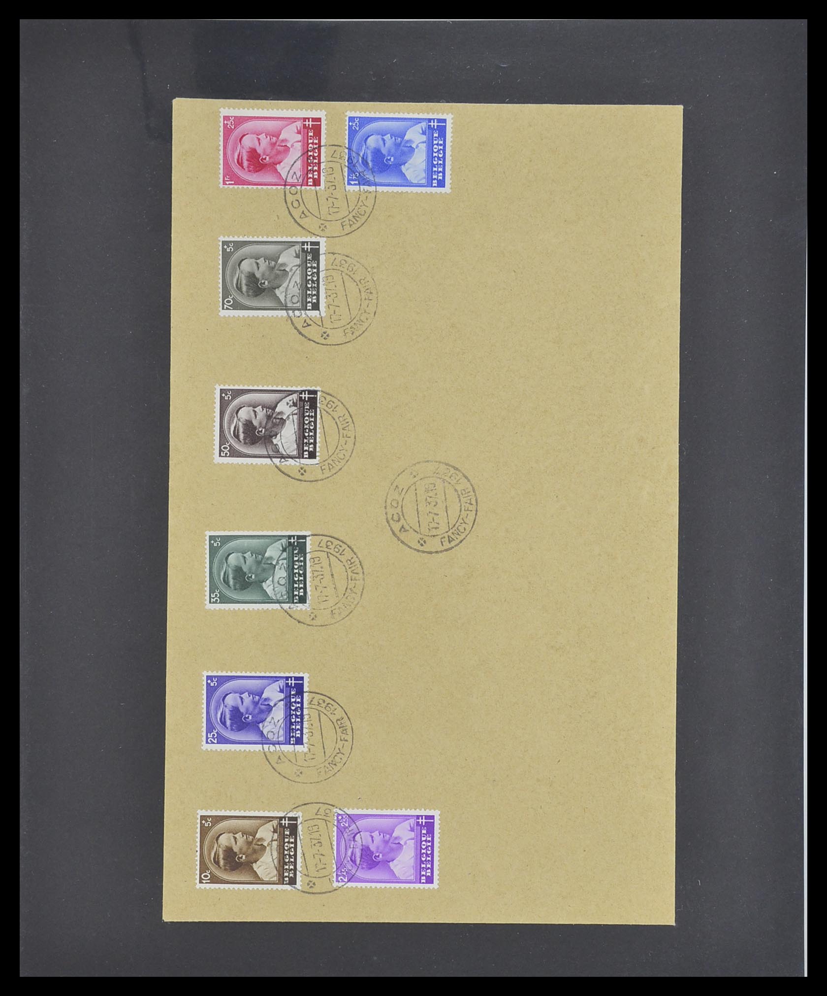 33881 027 - Stamp collection 33881 Belgium covers 1914-1972.