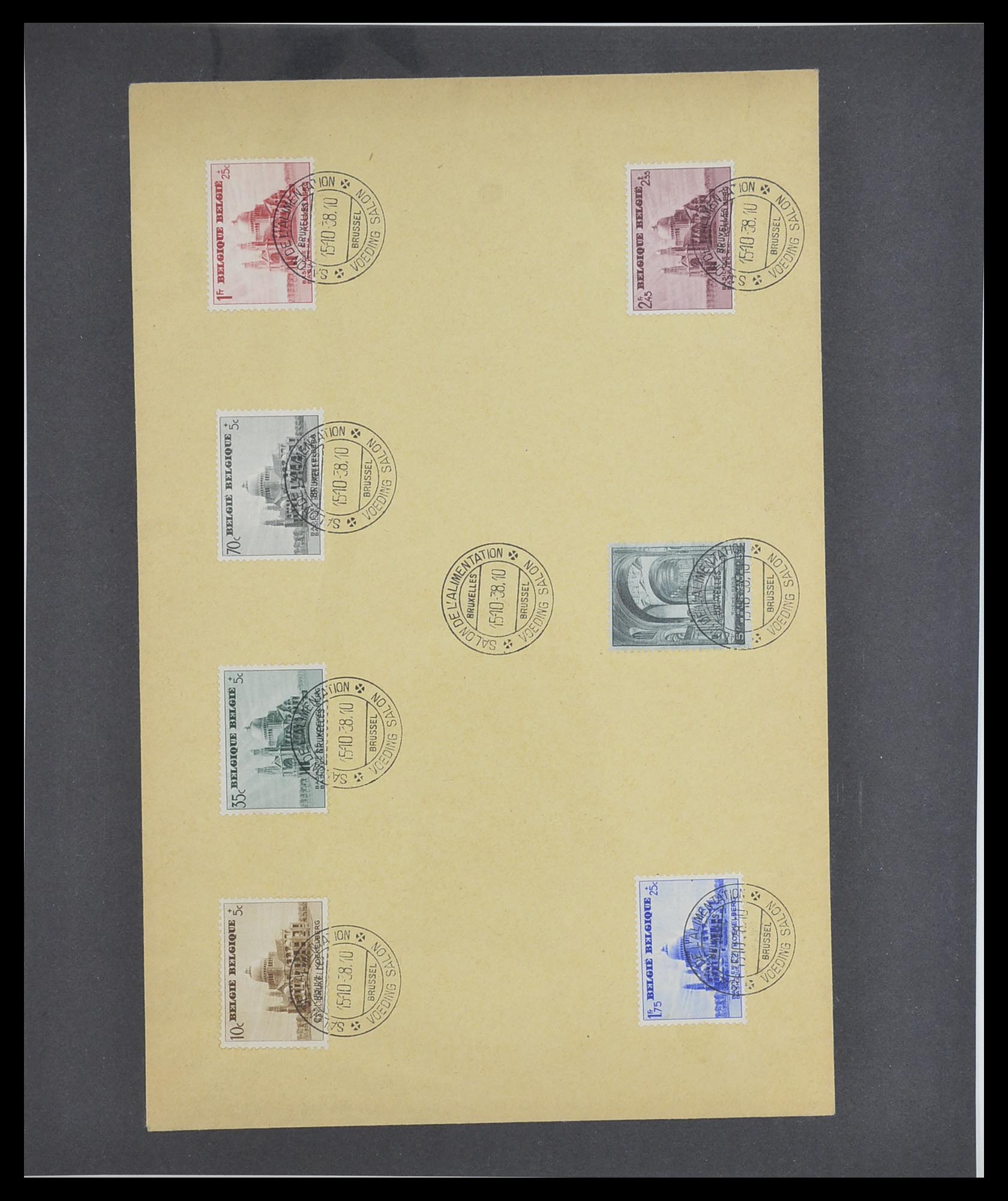 33881 046 - Stamp collection 33881 Belgium covers 1914-1972.