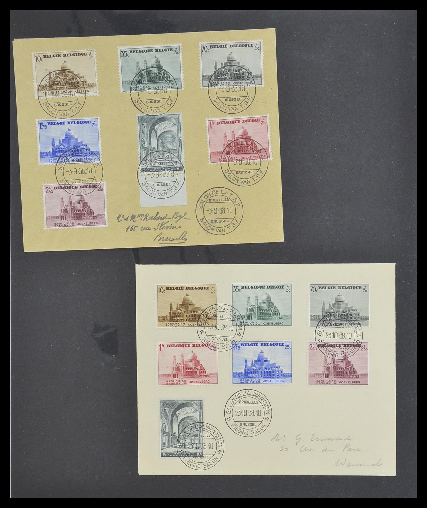 33881 047 - Stamp collection 33881 Belgium covers 1914-1972.