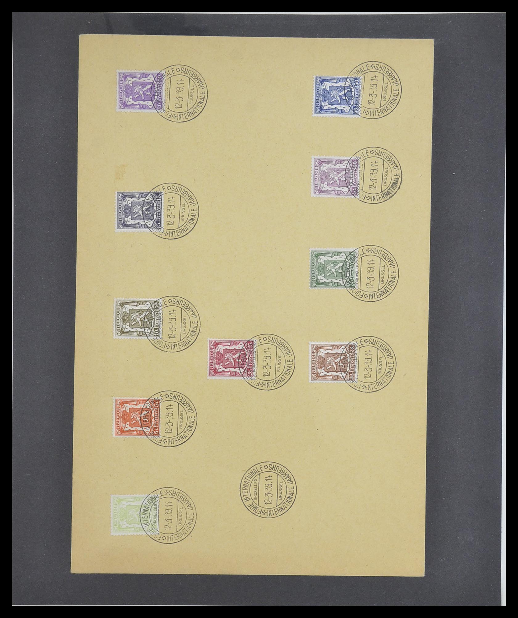 33881 048 - Stamp collection 33881 Belgium covers 1914-1972.