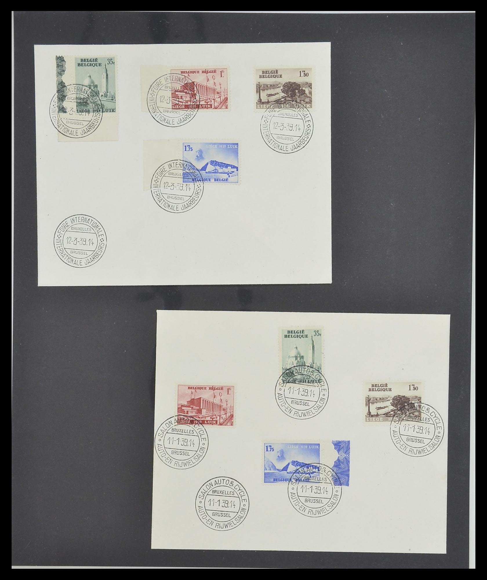 33881 050 - Stamp collection 33881 Belgium covers 1914-1972.