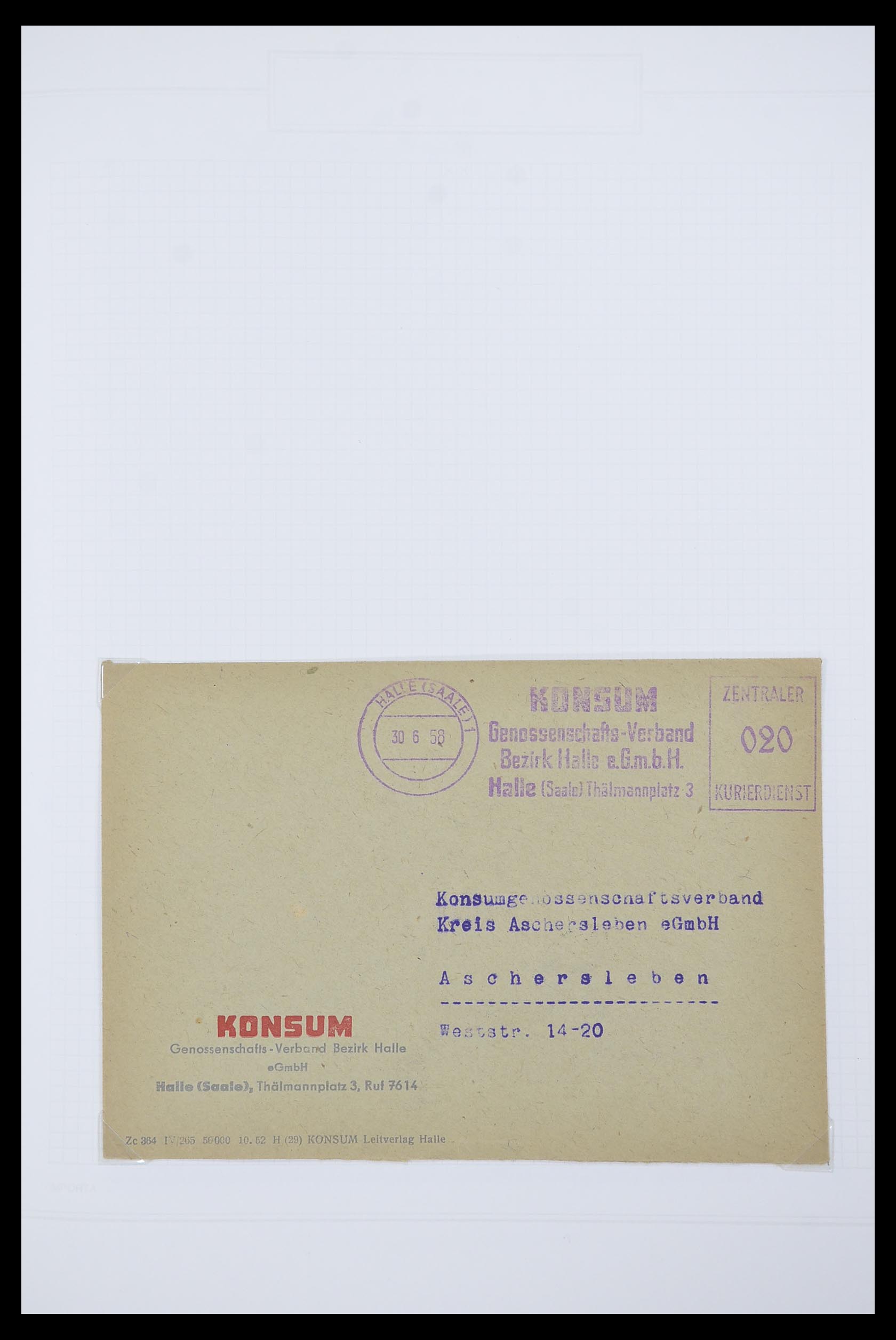 33883 006 - Postzegelverzameling 33883 DDR dienstbrieven 1956-1986.