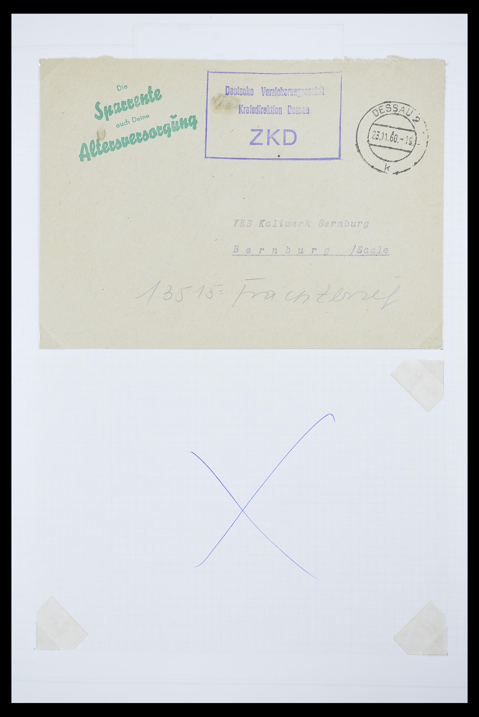 33883 014 - Postzegelverzameling 33883 DDR dienstbrieven 1956-1986.