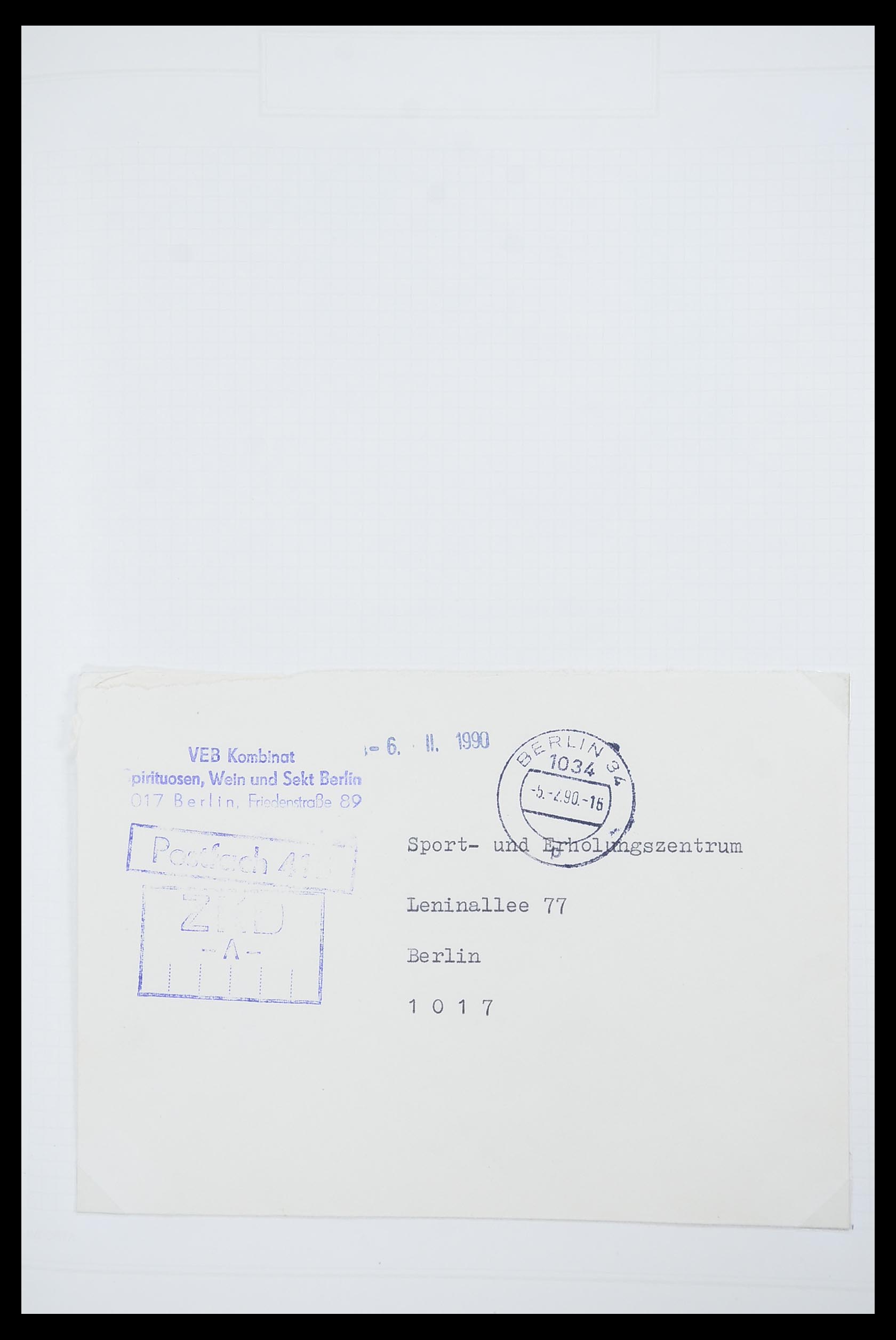 33883 028 - Postzegelverzameling 33883 DDR dienstbrieven 1956-1986.