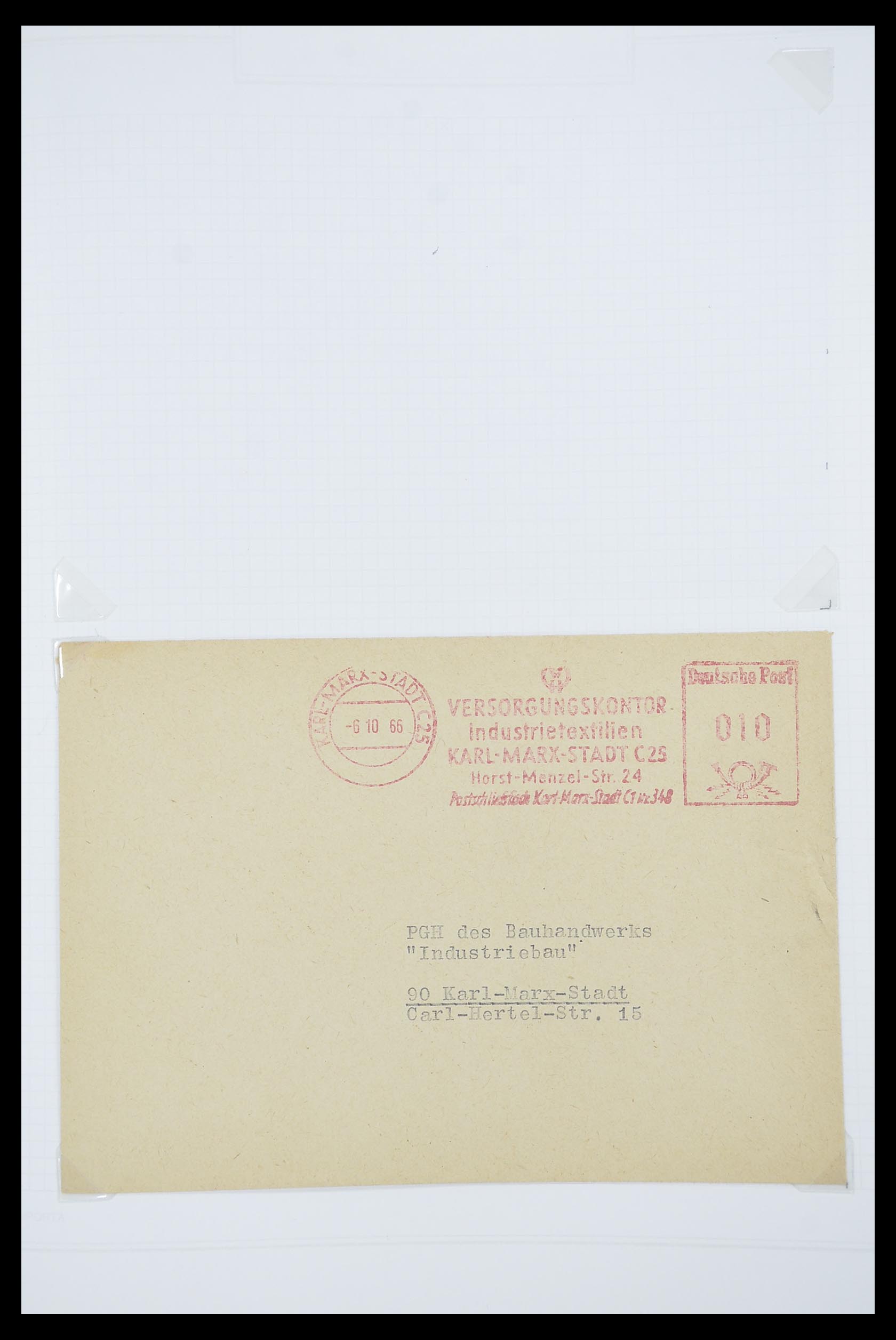 33883 044 - Postzegelverzameling 33883 DDR dienstbrieven 1956-1986.