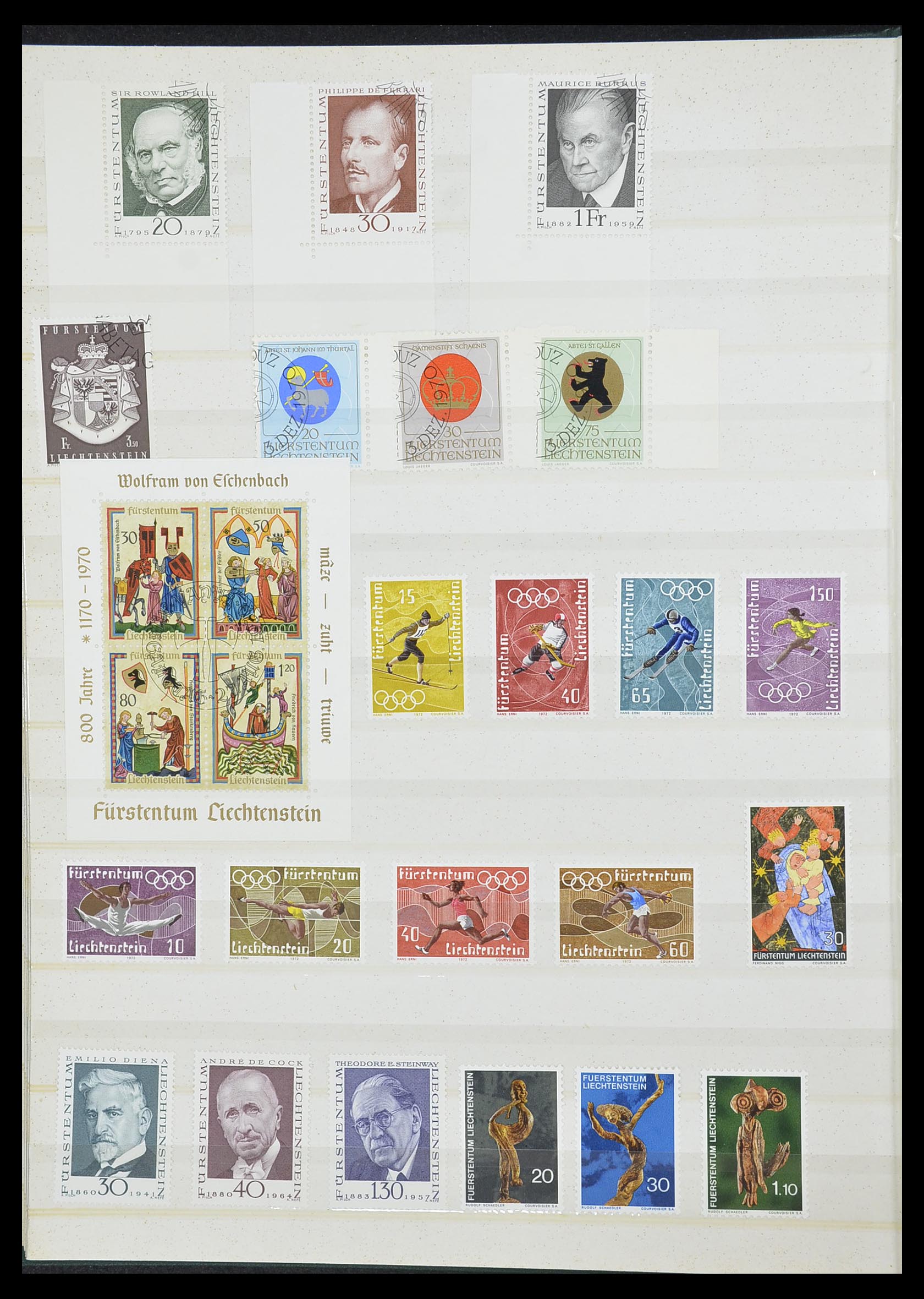 33884 014 - Stamp collection 33884 Liechtenstein 1920-2002.