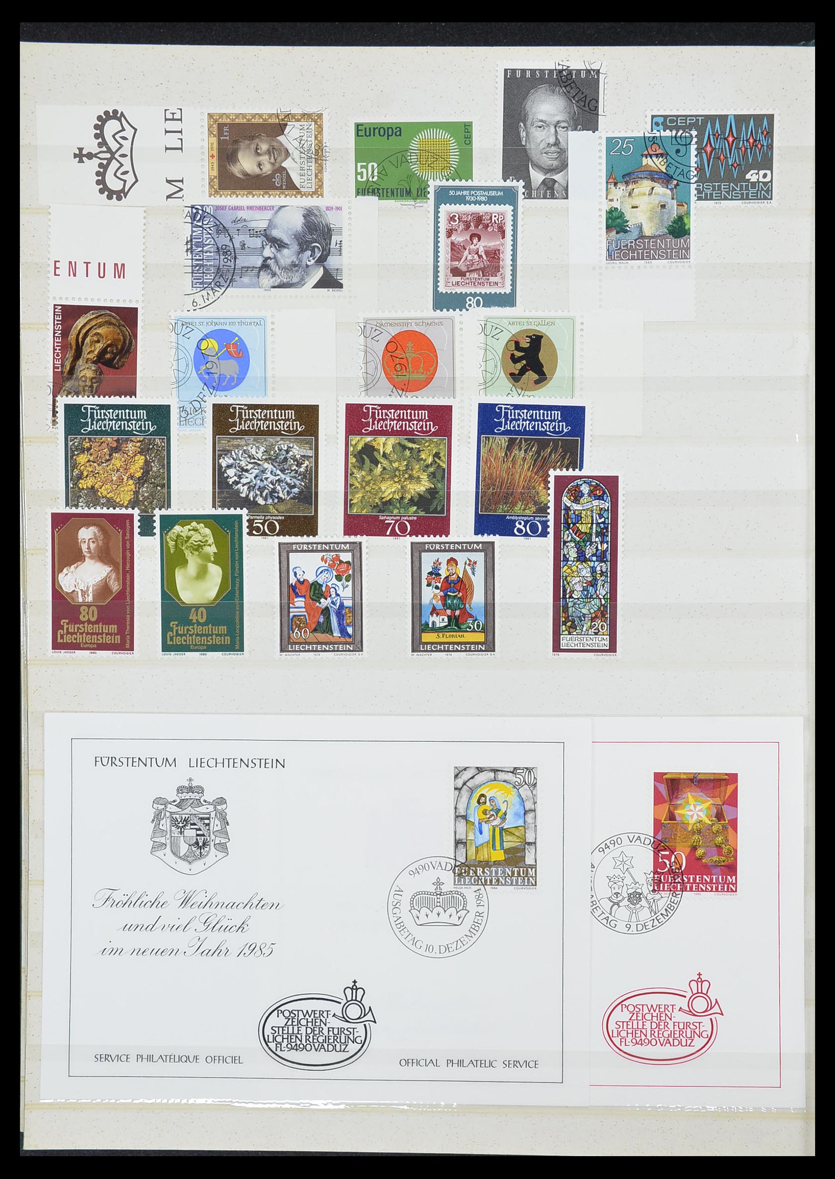 33884 018 - Stamp collection 33884 Liechtenstein 1920-2002.