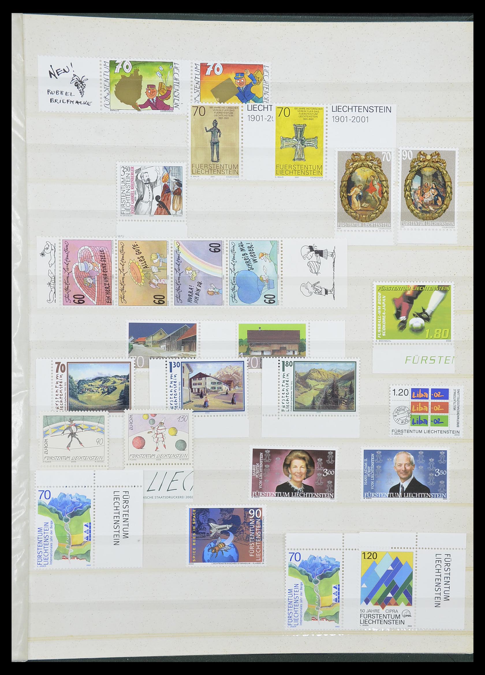 33884 029 - Stamp collection 33884 Liechtenstein 1920-2002.