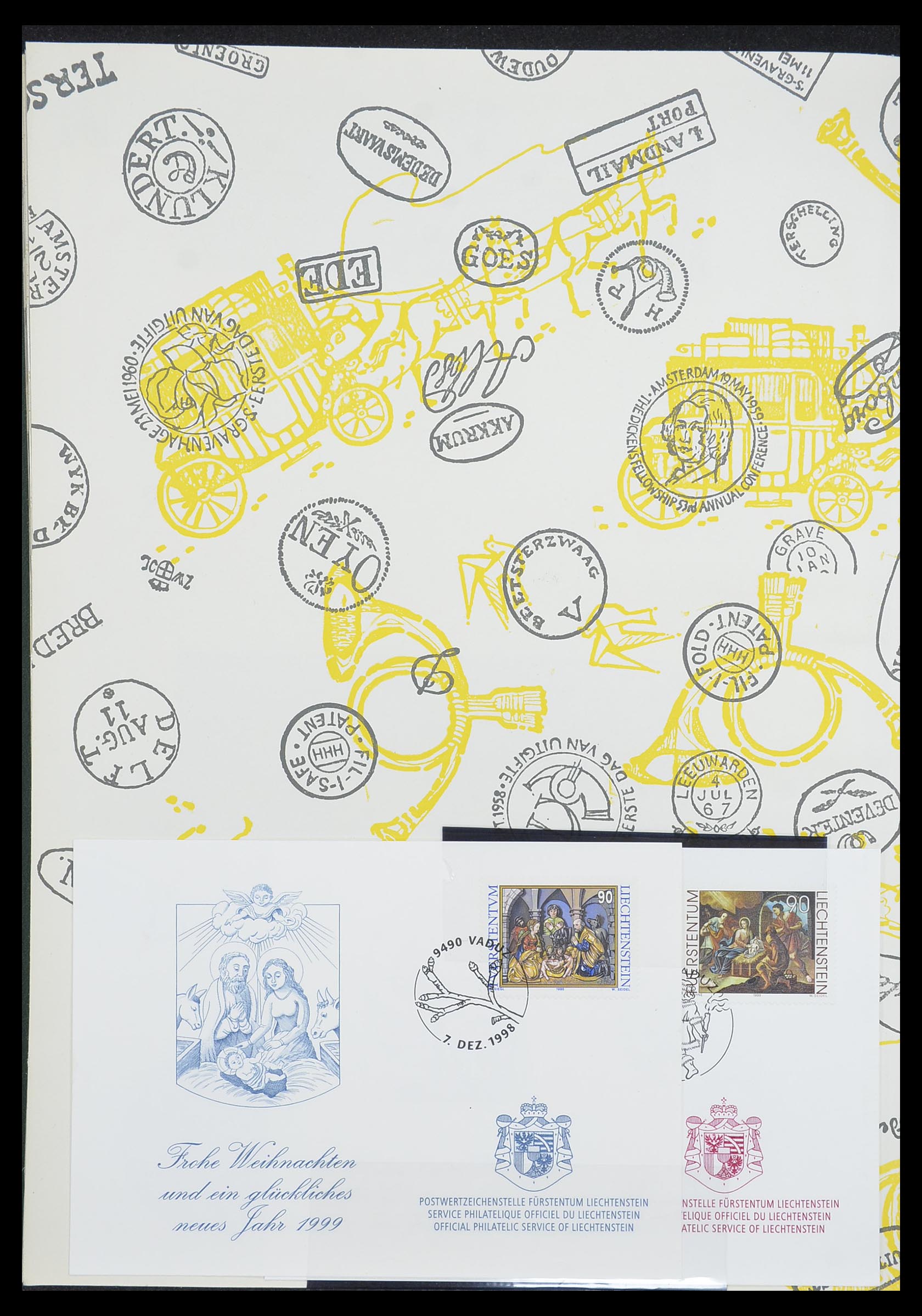 33884 034 - Stamp collection 33884 Liechtenstein 1920-2002.