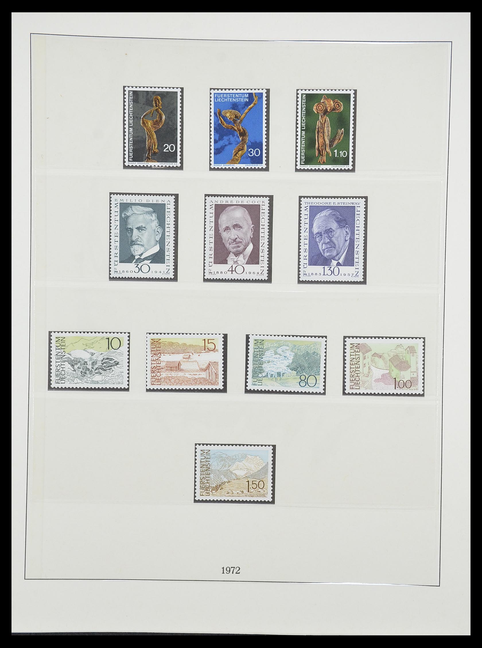 33884 042 - Stamp collection 33884 Liechtenstein 1920-2002.