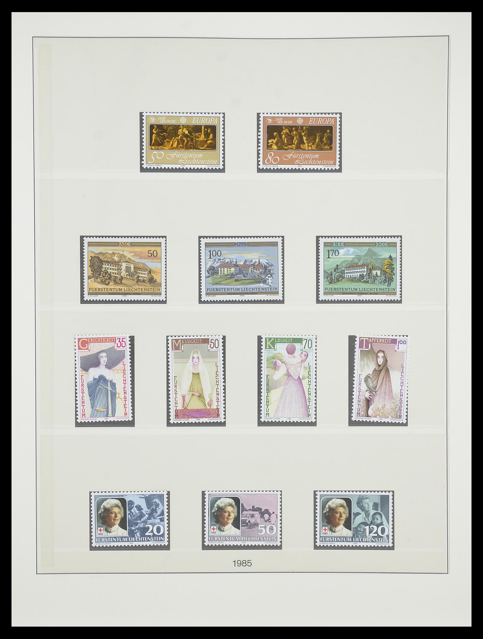 33884 055 - Stamp collection 33884 Liechtenstein 1920-2002.