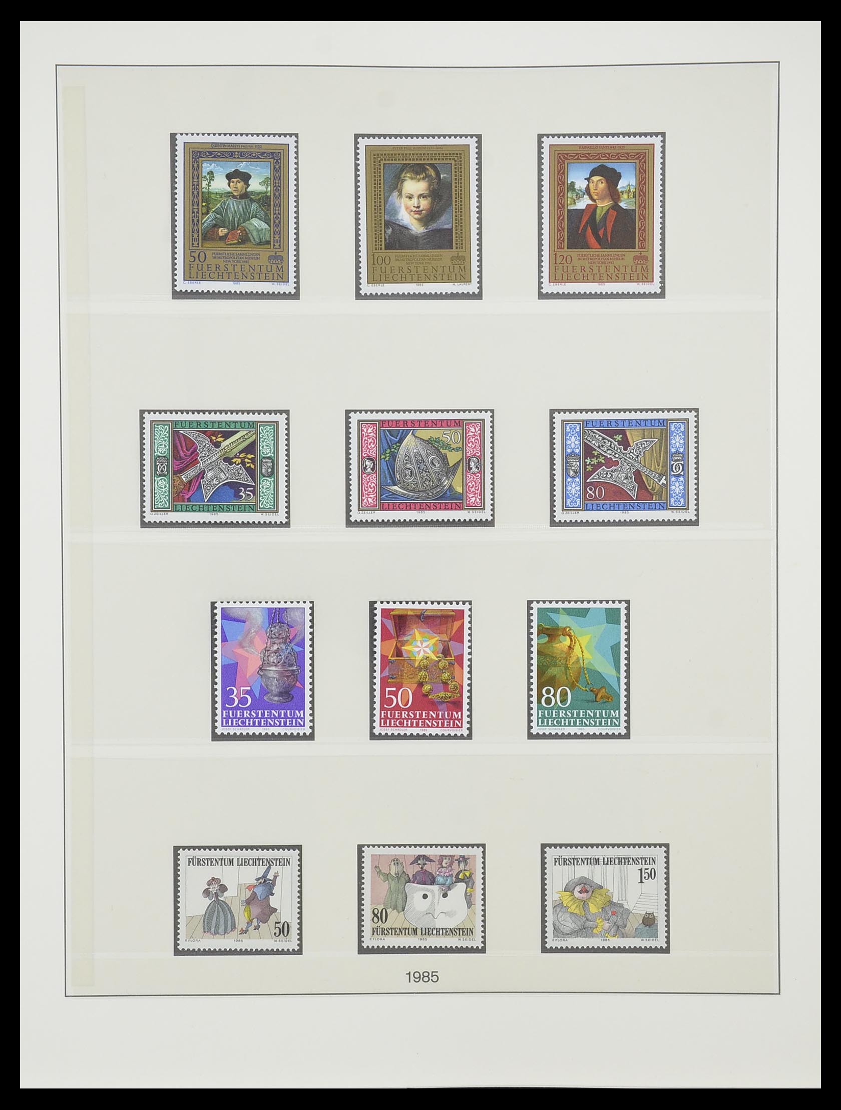 33884 057 - Stamp collection 33884 Liechtenstein 1920-2002.