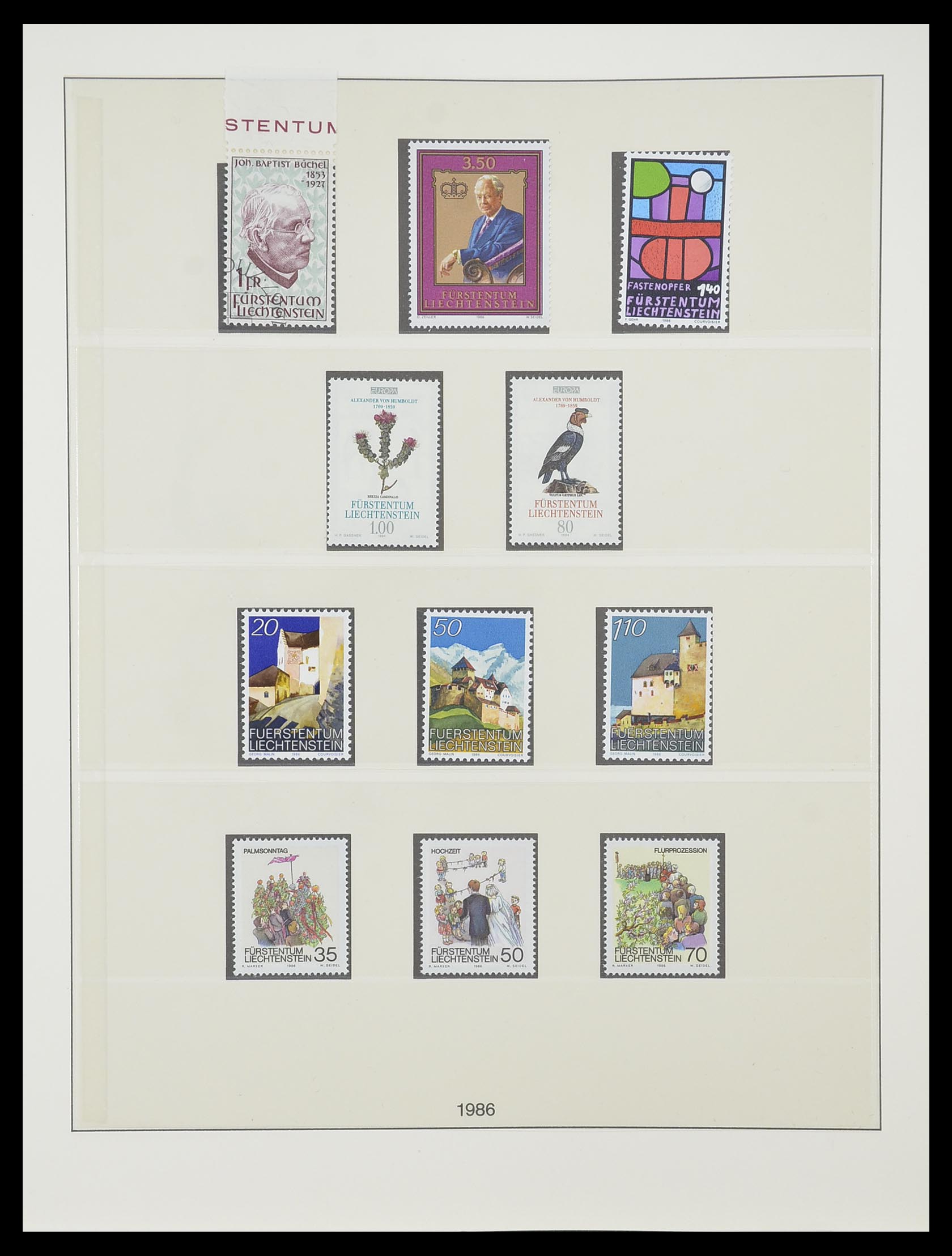 33884 058 - Stamp collection 33884 Liechtenstein 1920-2002.