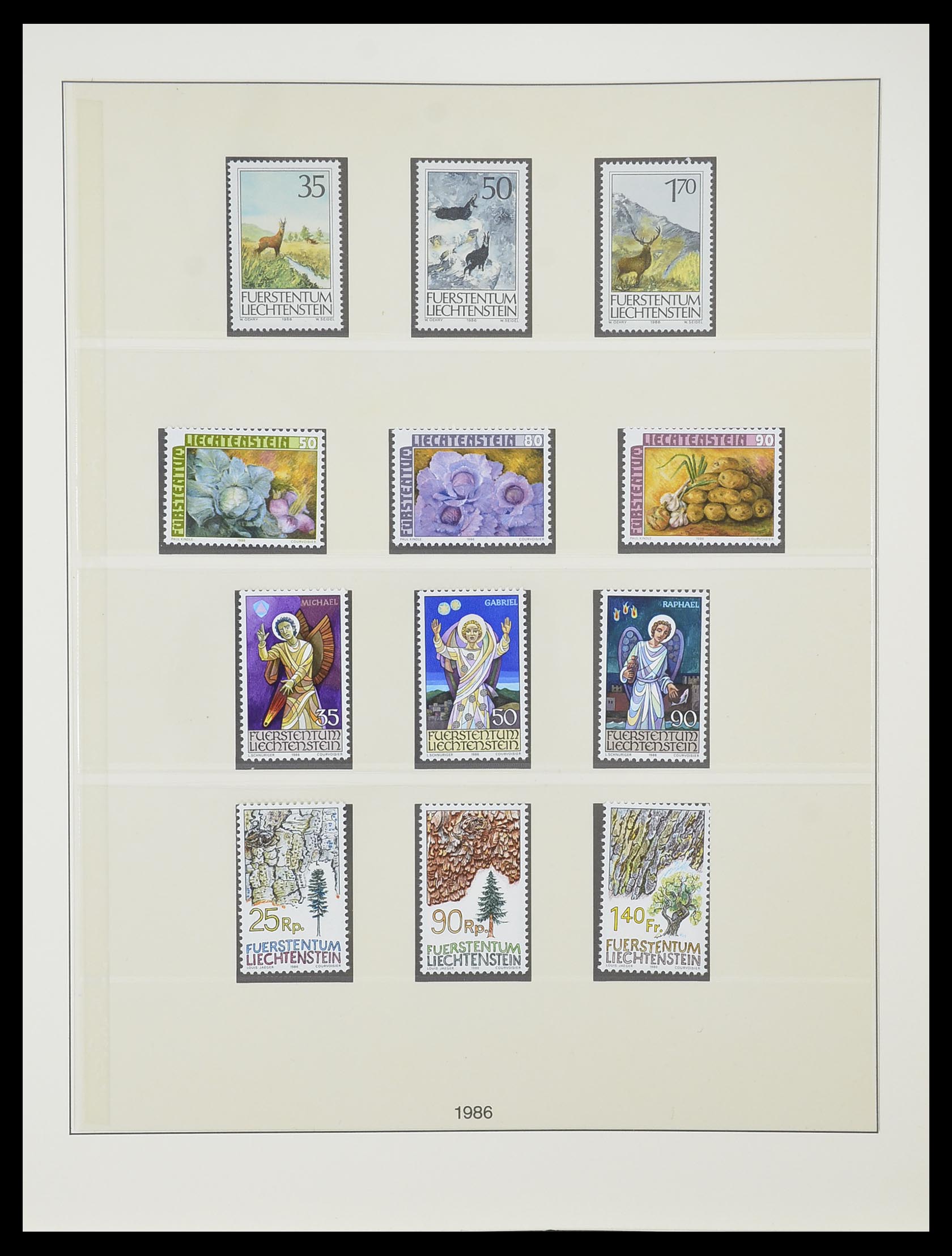 33884 059 - Stamp collection 33884 Liechtenstein 1920-2002.