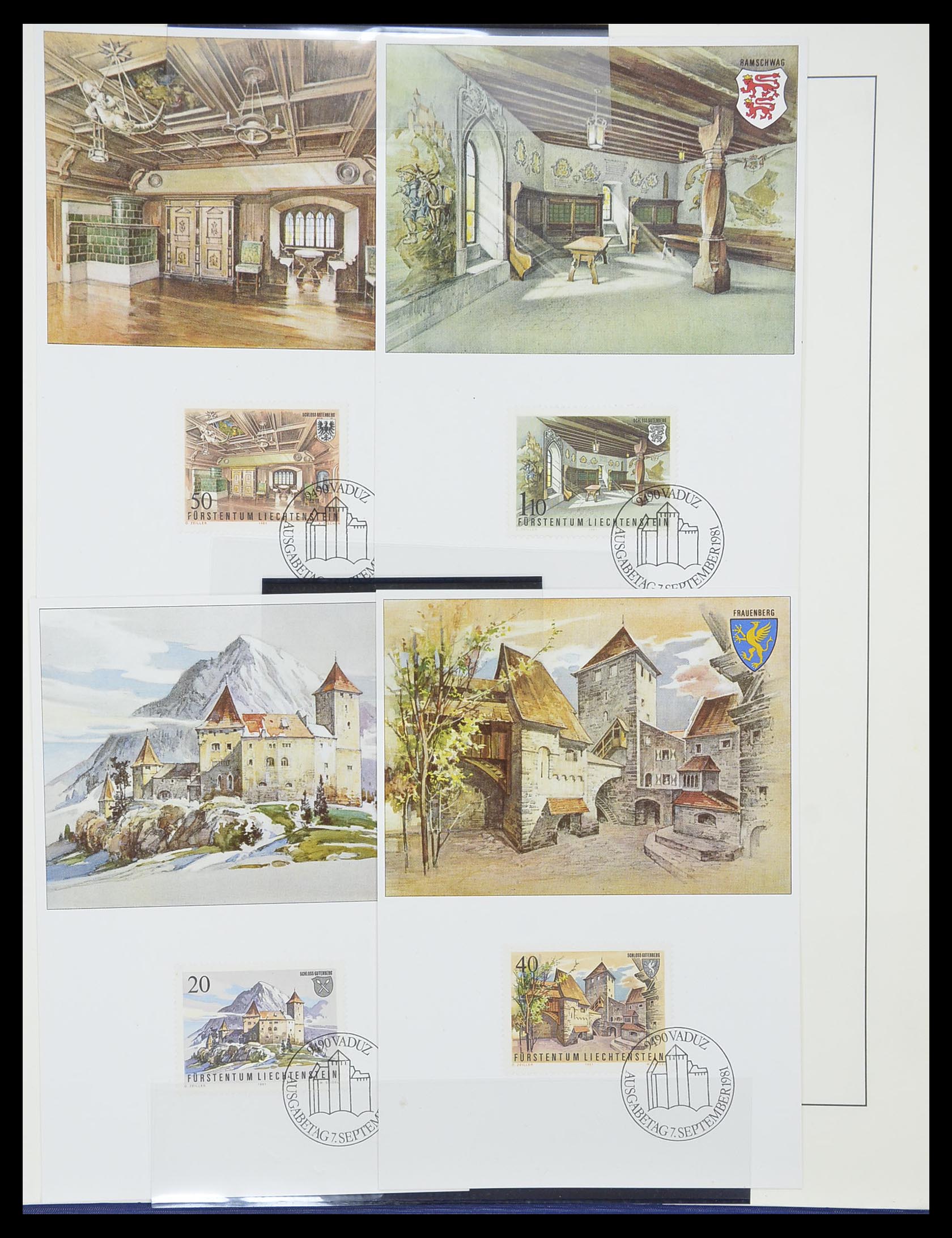 33884 082 - Stamp collection 33884 Liechtenstein 1920-2002.