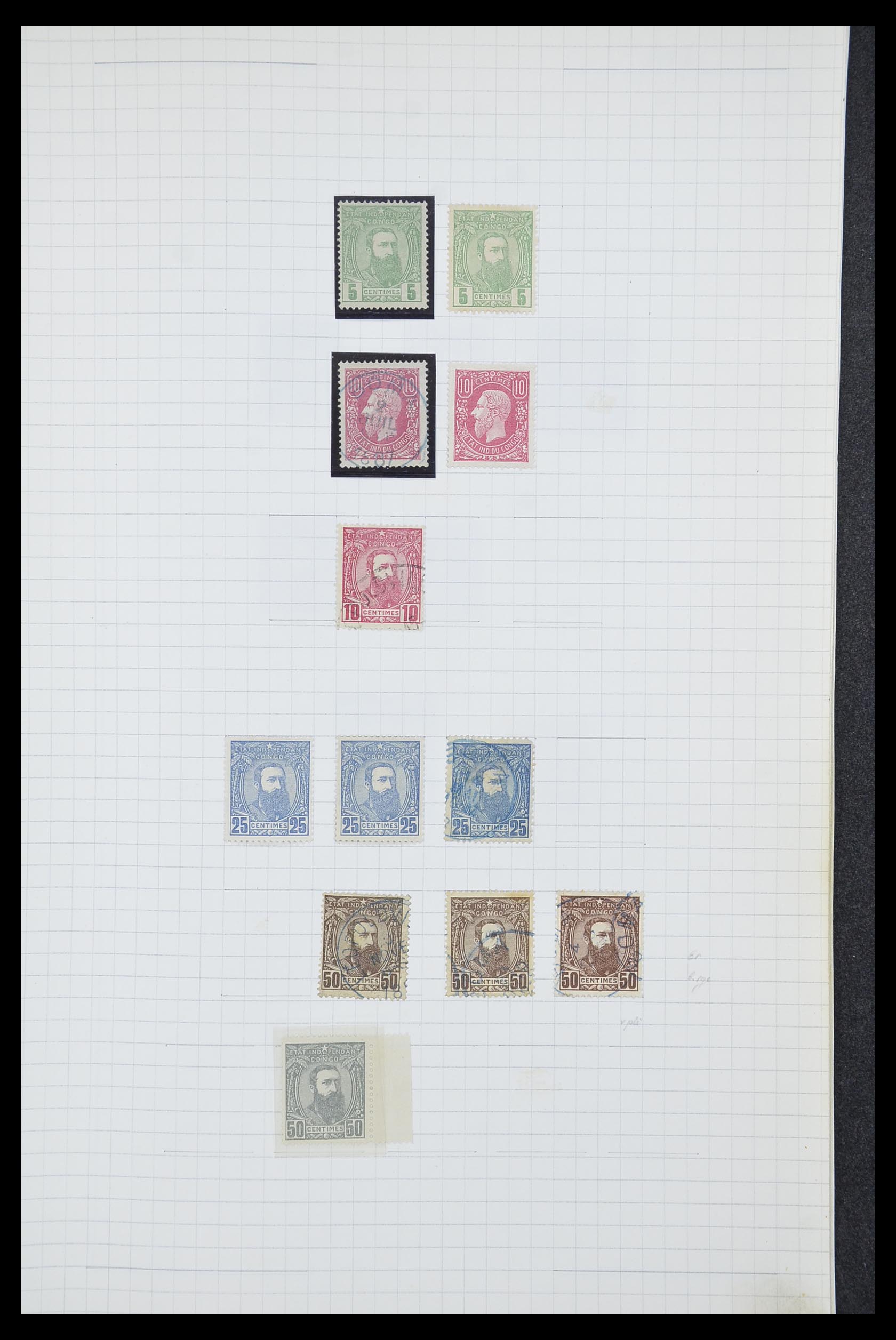 33885 005 - Postzegelverzameling 33885 Belgisch Congo 1886-1960.