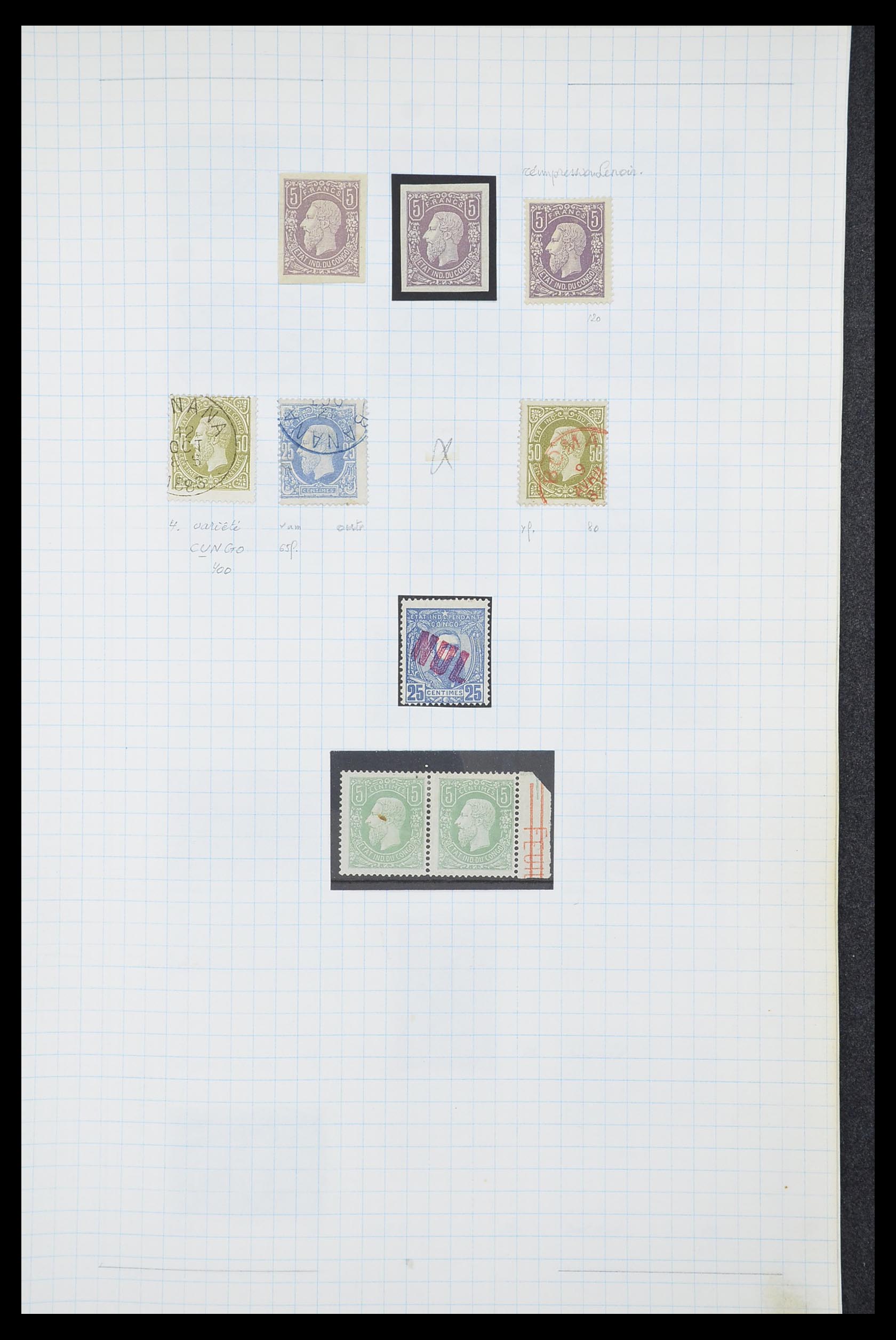 33885 008 - Postzegelverzameling 33885 Belgisch Congo 1886-1960.