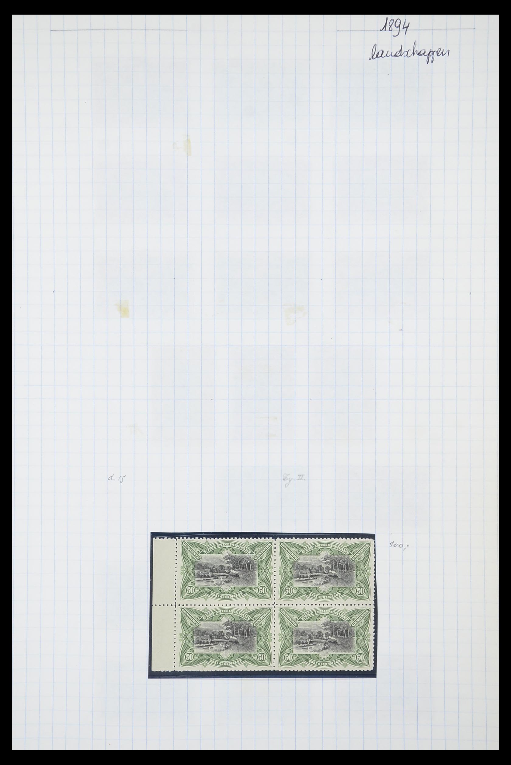 33885 012 - Postzegelverzameling 33885 Belgisch Congo 1886-1960.