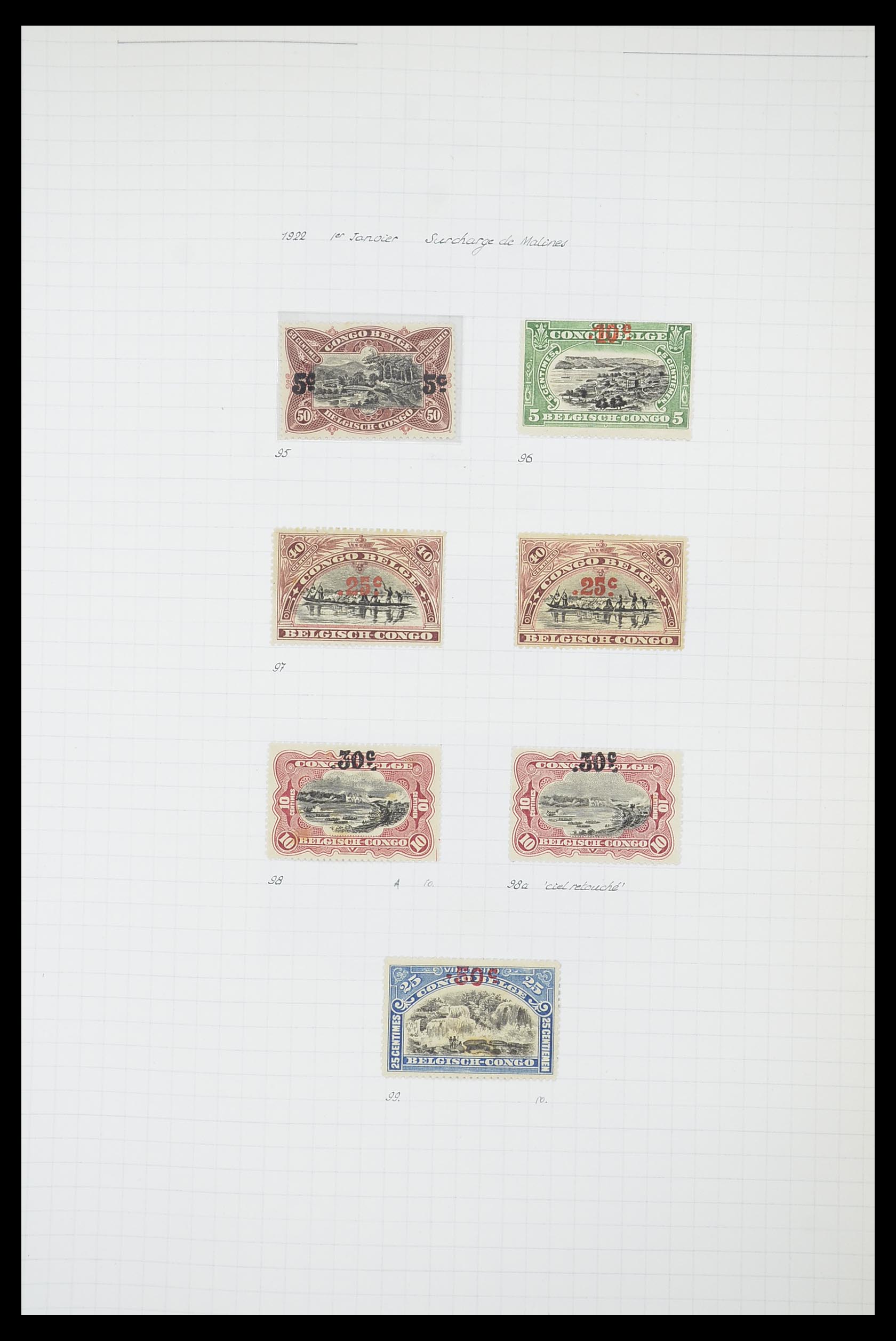 33885 032 - Stamp collection 33885 Belgian Congo 1886-1960.
