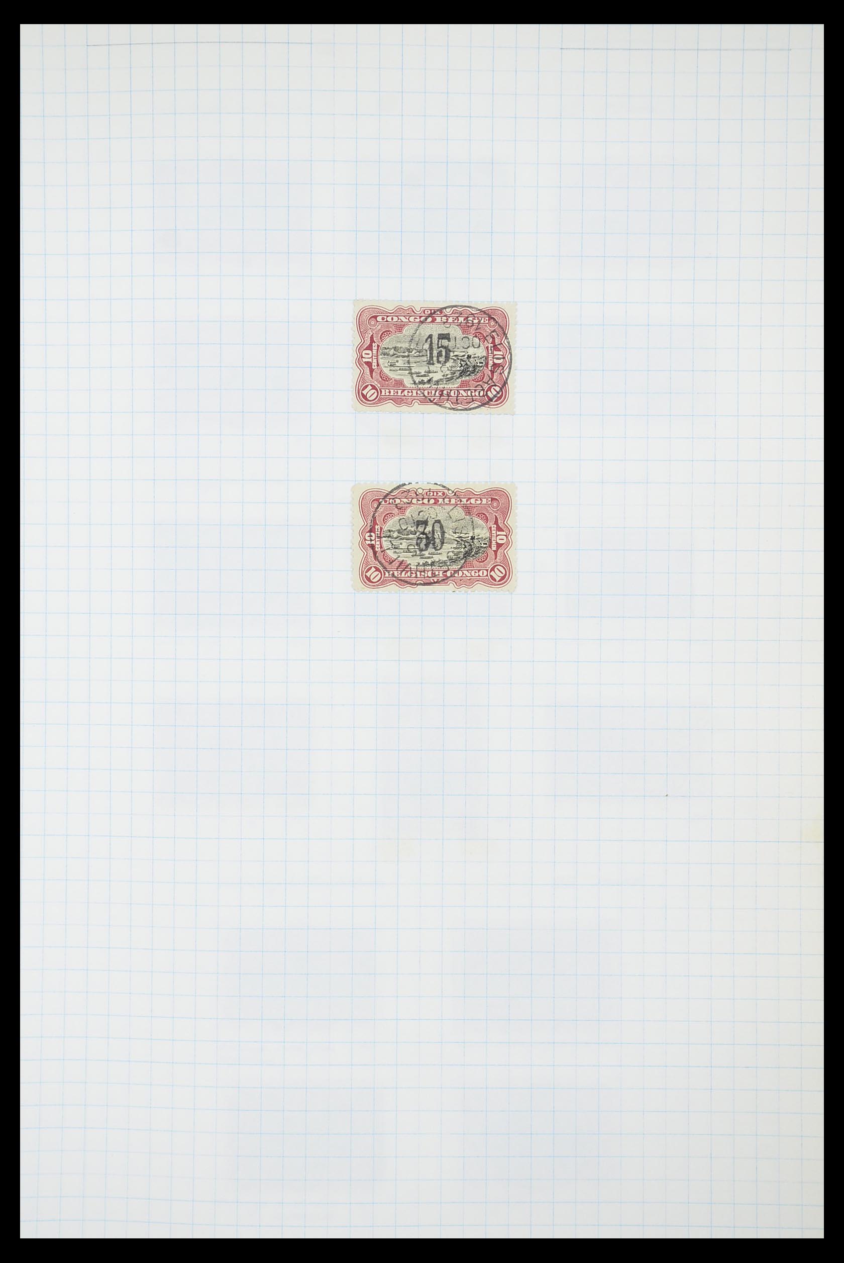 33885 035 - Postzegelverzameling 33885 Belgisch Congo 1886-1960.