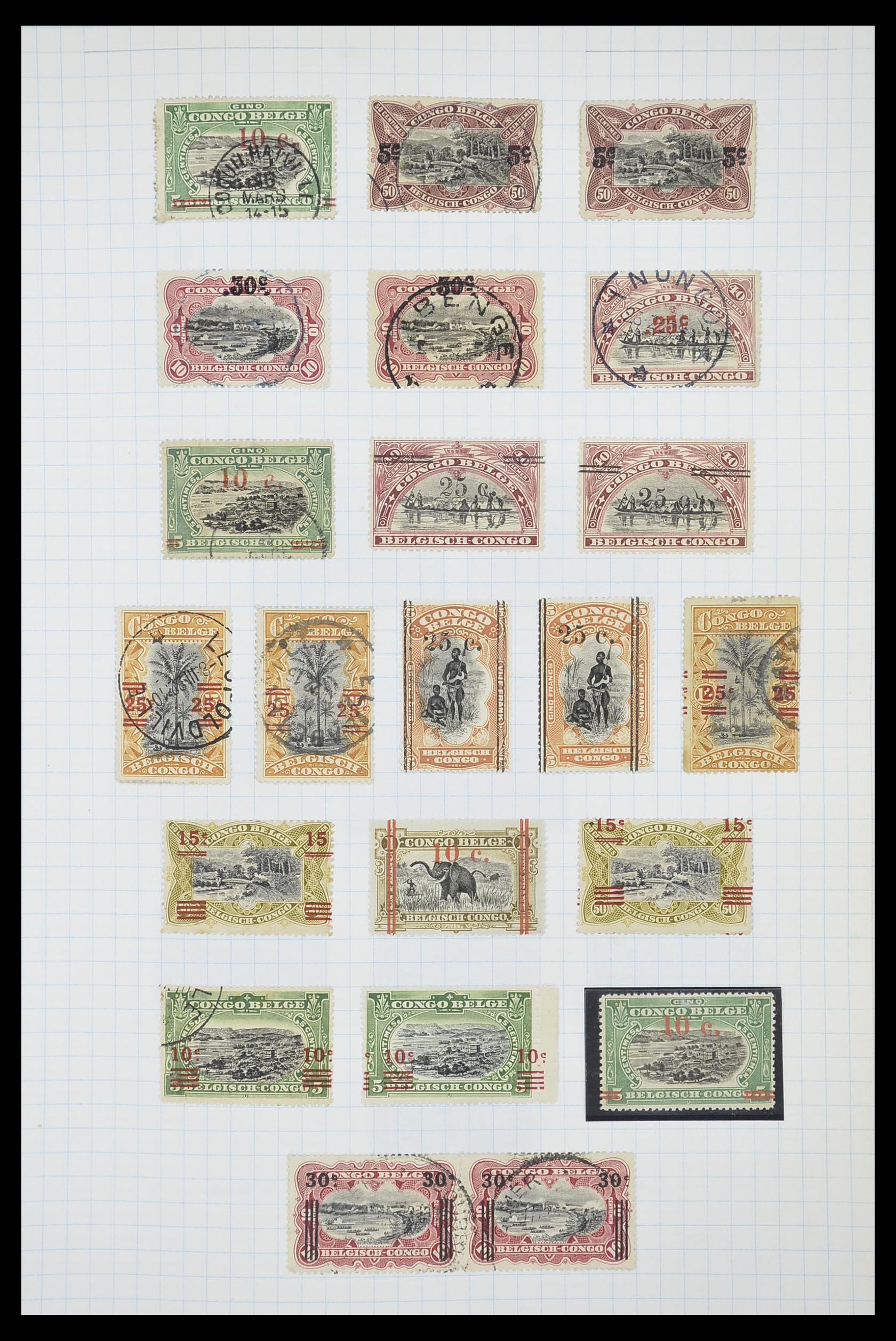 33885 038 - Postzegelverzameling 33885 Belgisch Congo 1886-1960.