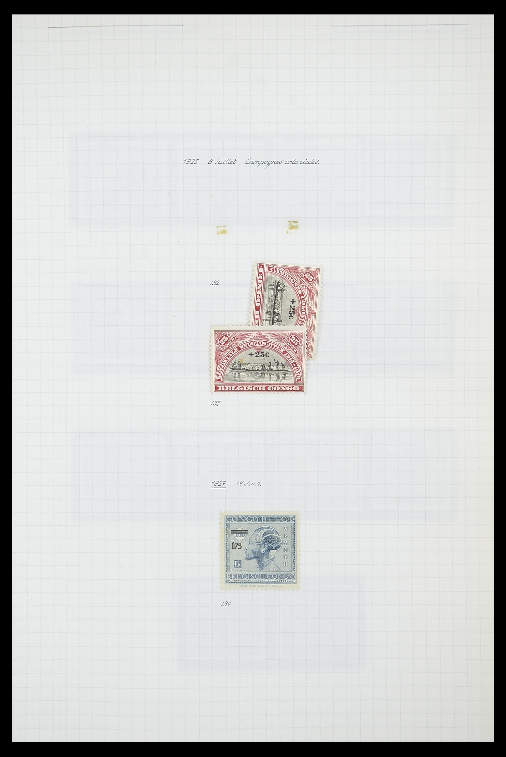 33885 044 - Stamp collection 33885 Belgian Congo 1886-1960.