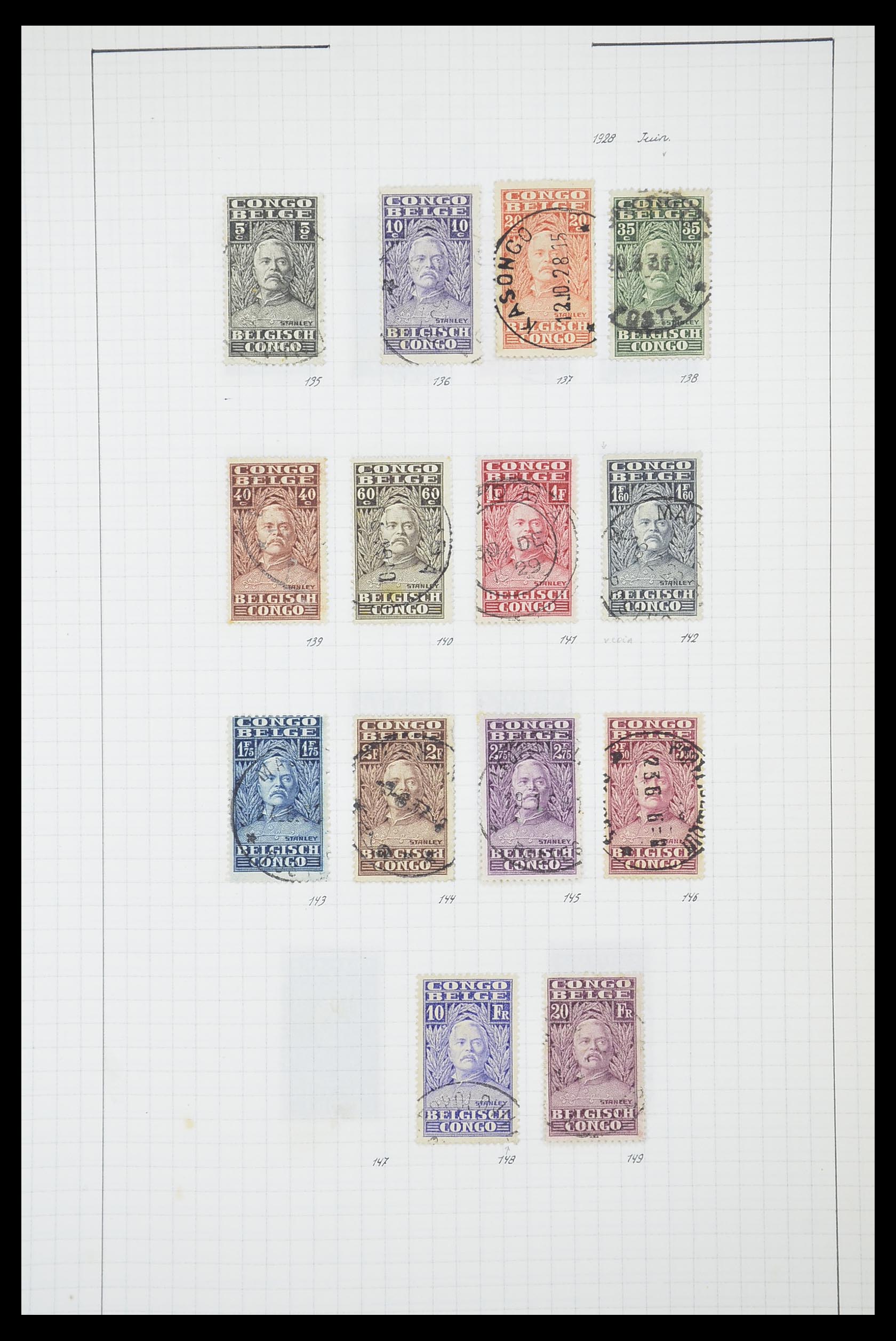 33885 048 - Postzegelverzameling 33885 Belgisch Congo 1886-1960.