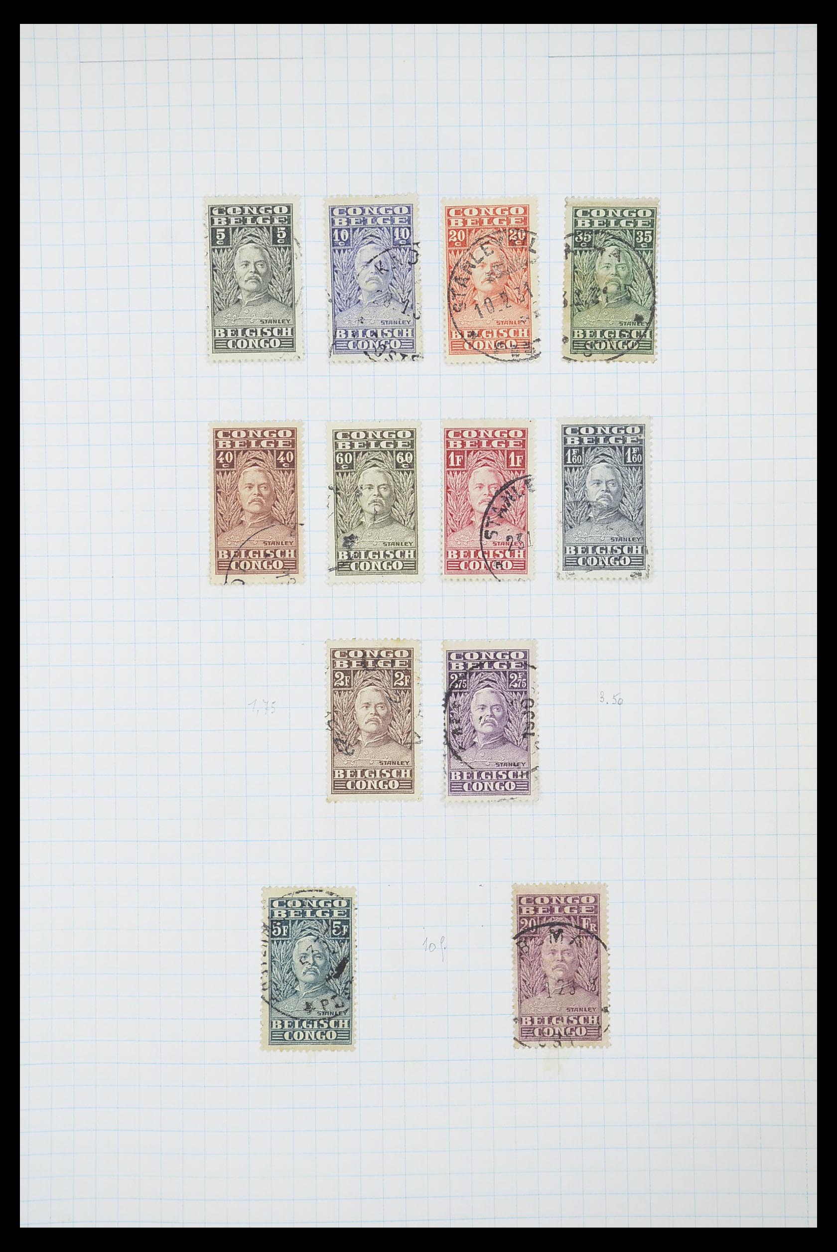 33885 049 - Postzegelverzameling 33885 Belgisch Congo 1886-1960.