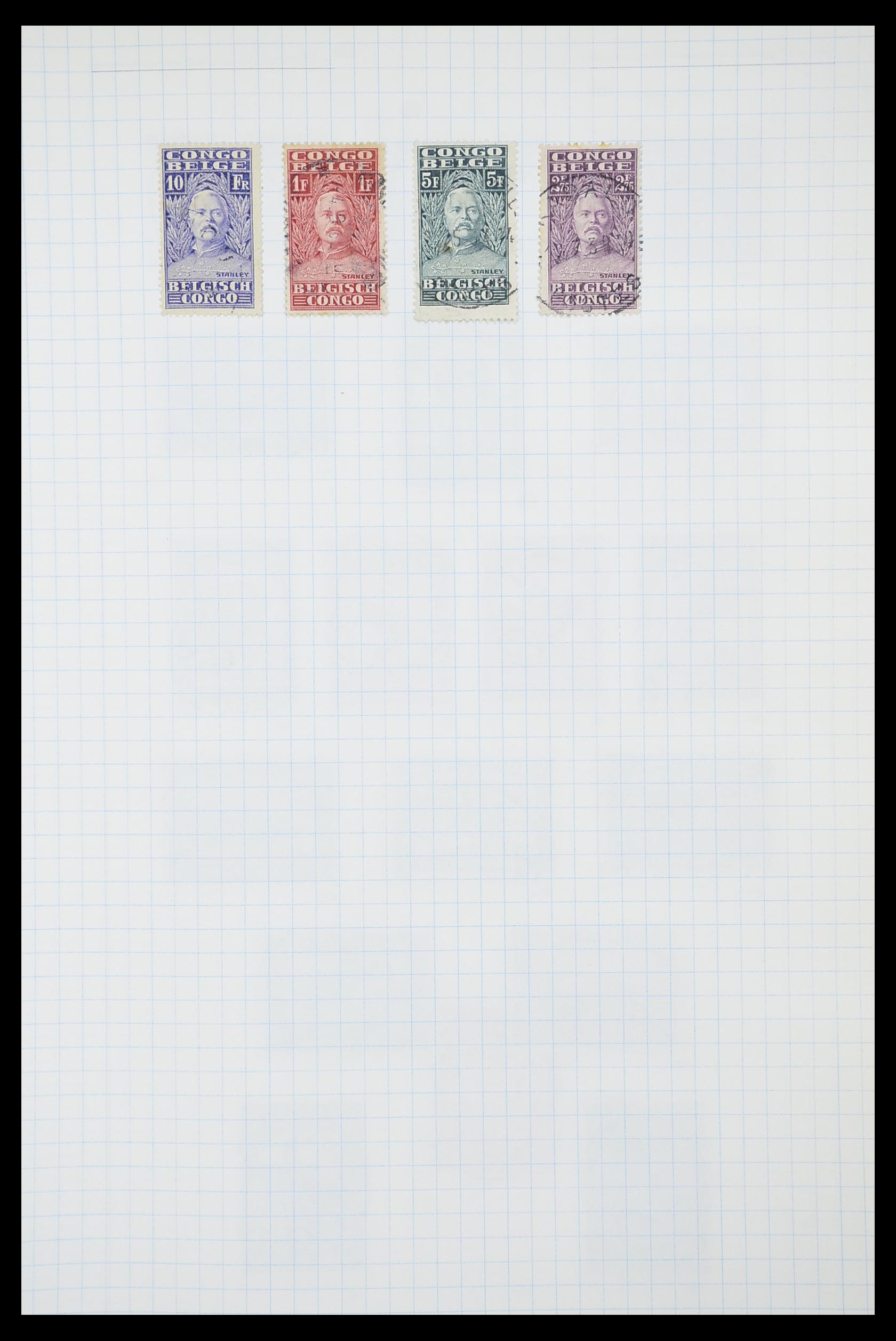33885 056 - Postzegelverzameling 33885 Belgisch Congo 1886-1960.