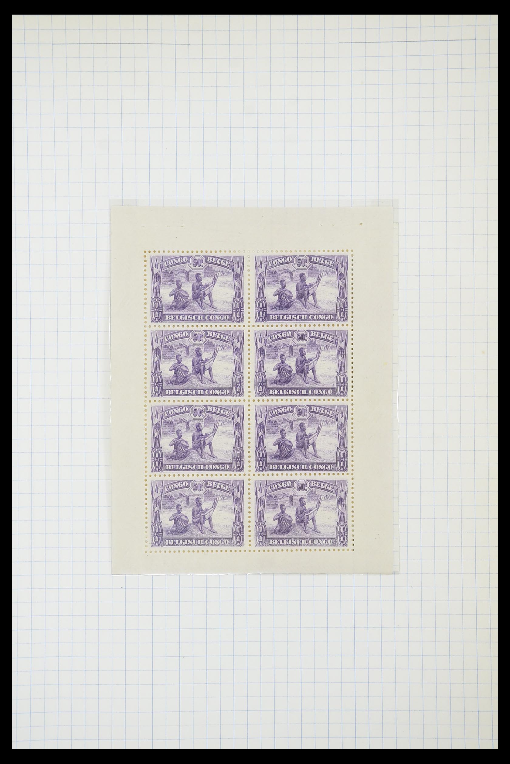 33885 059 - Postzegelverzameling 33885 Belgisch Congo 1886-1960.