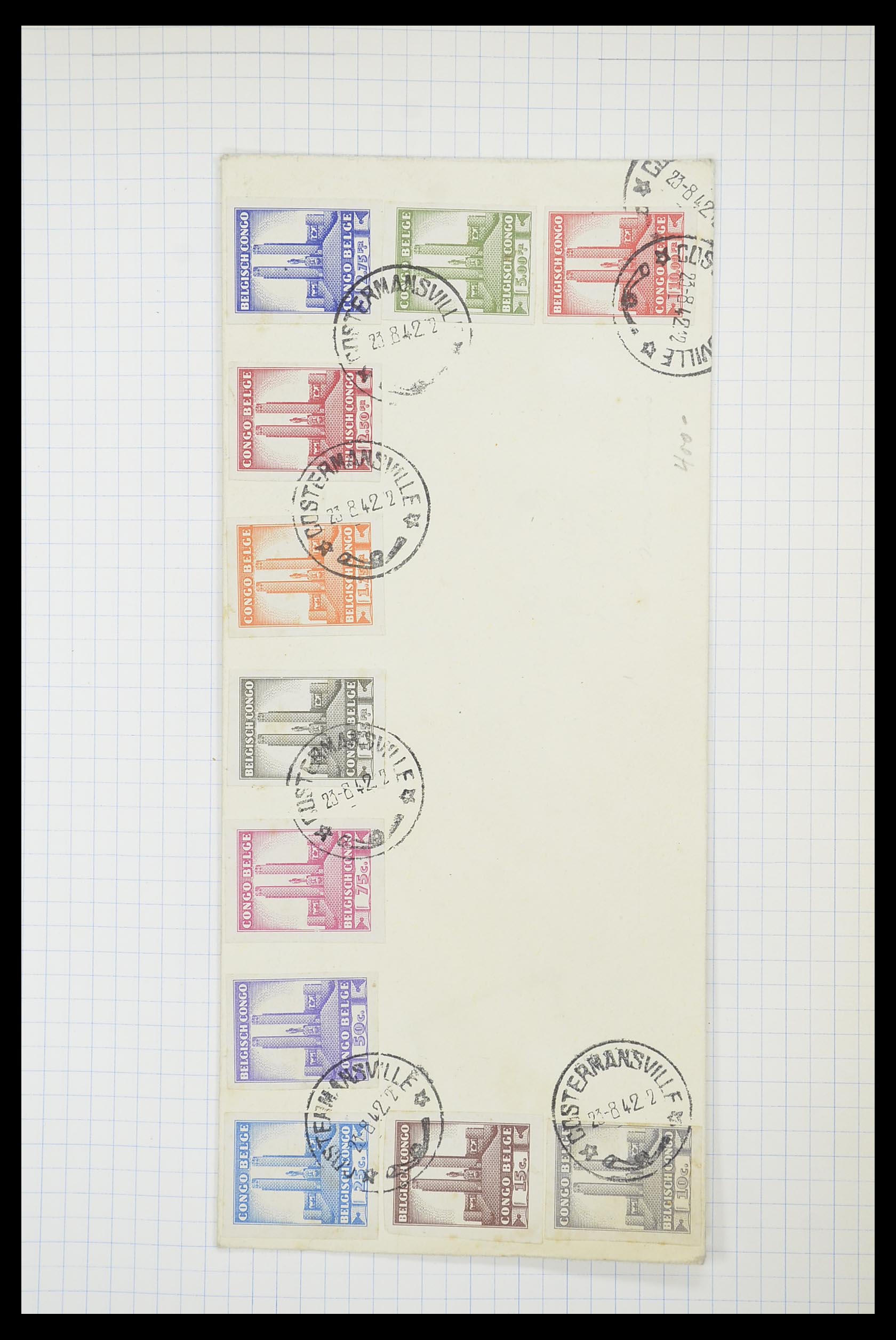 33885 069 - Postzegelverzameling 33885 Belgisch Congo 1886-1960.