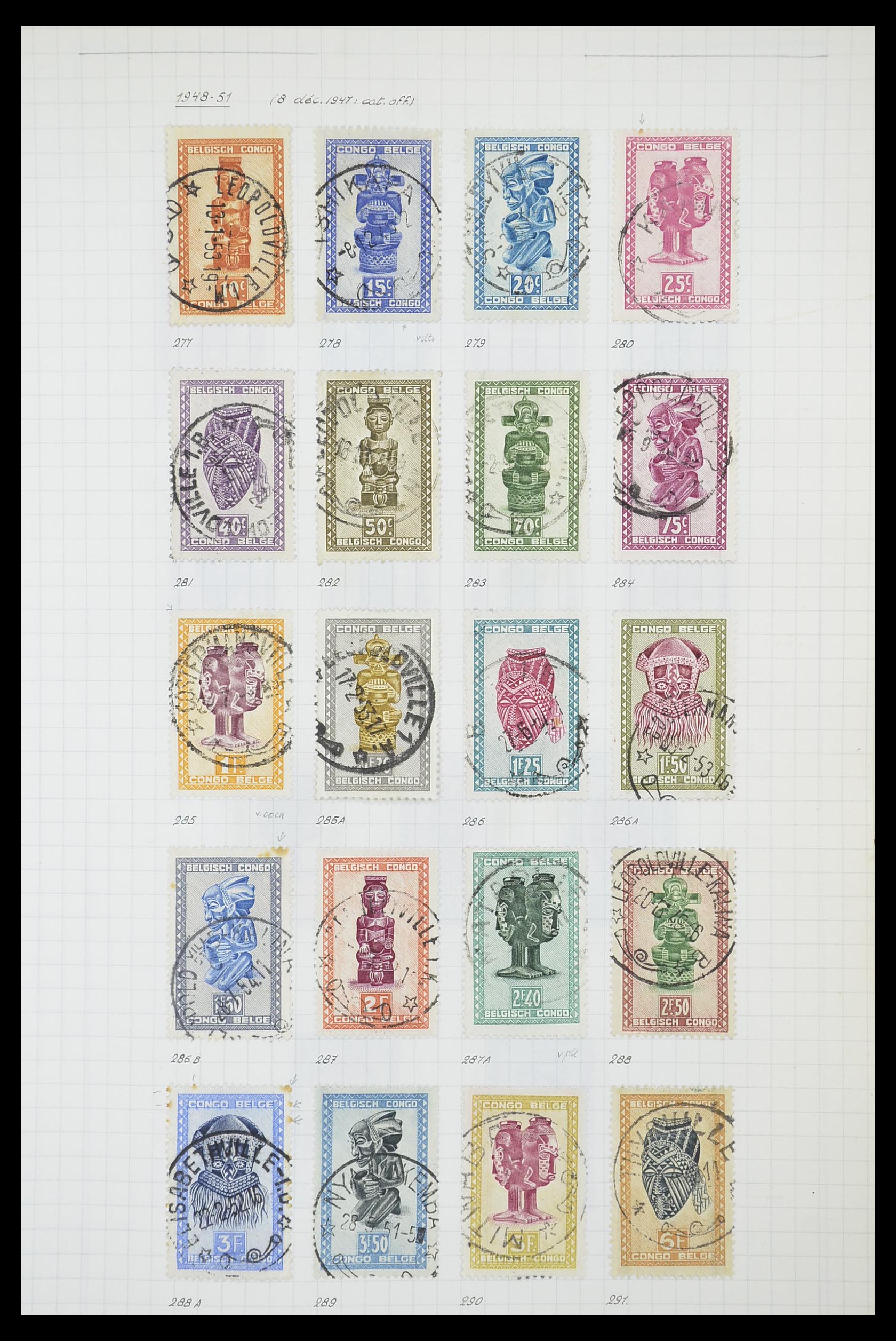 33885 086 - Postzegelverzameling 33885 Belgisch Congo 1886-1960.