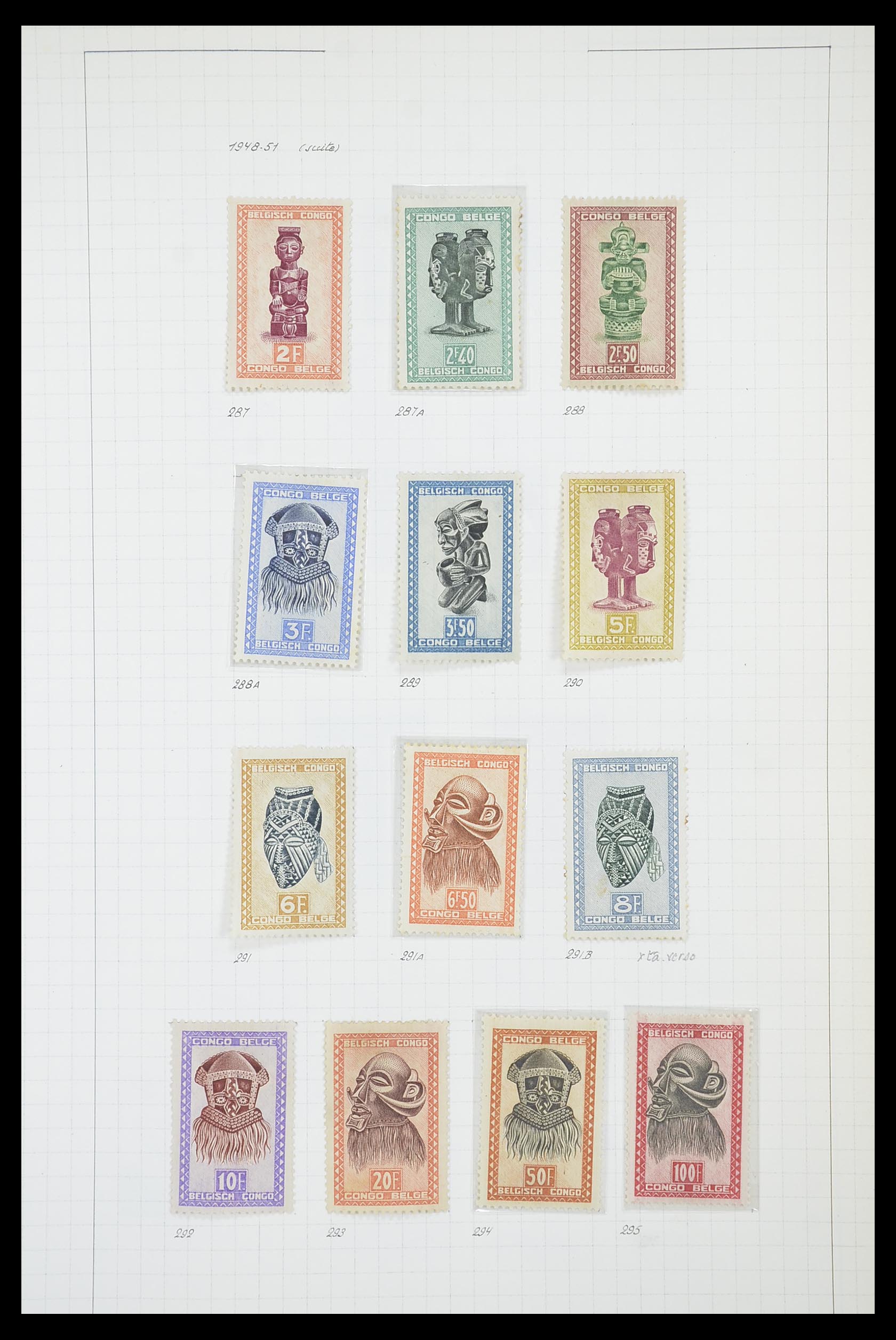 33885 088 - Postzegelverzameling 33885 Belgisch Congo 1886-1960.