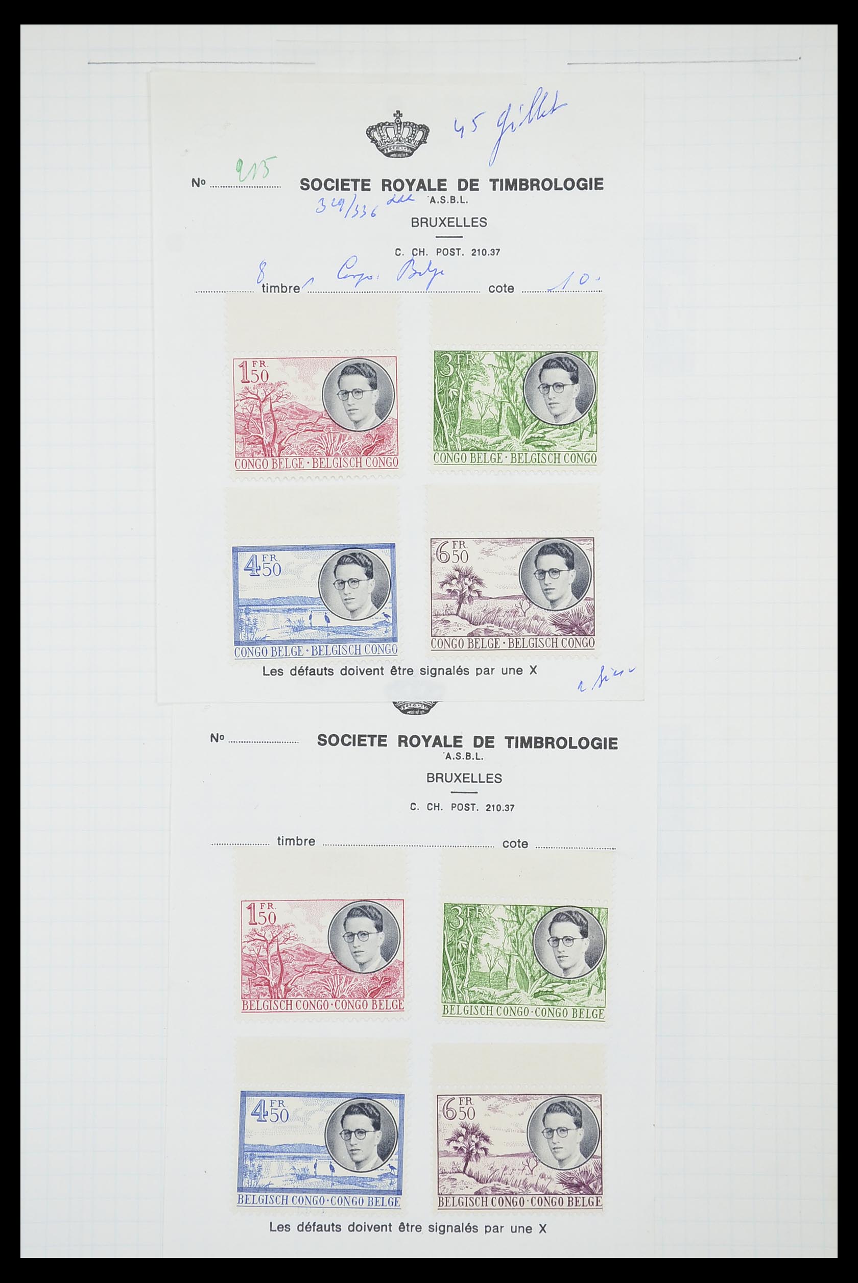33885 099 - Postzegelverzameling 33885 Belgisch Congo 1886-1960.