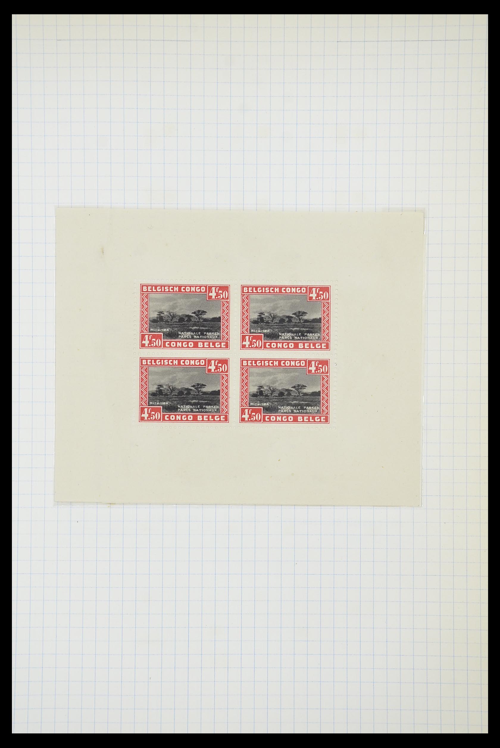 33885 105 - Postzegelverzameling 33885 Belgisch Congo 1886-1960.