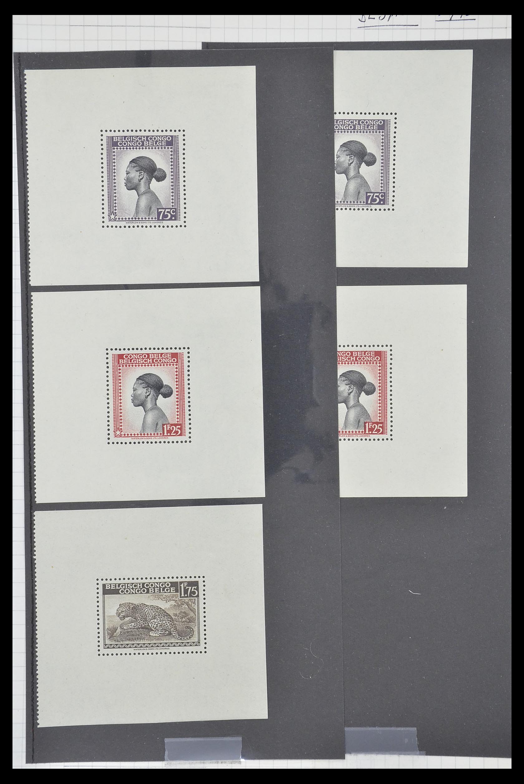 33885 108 - Postzegelverzameling 33885 Belgisch Congo 1886-1960.