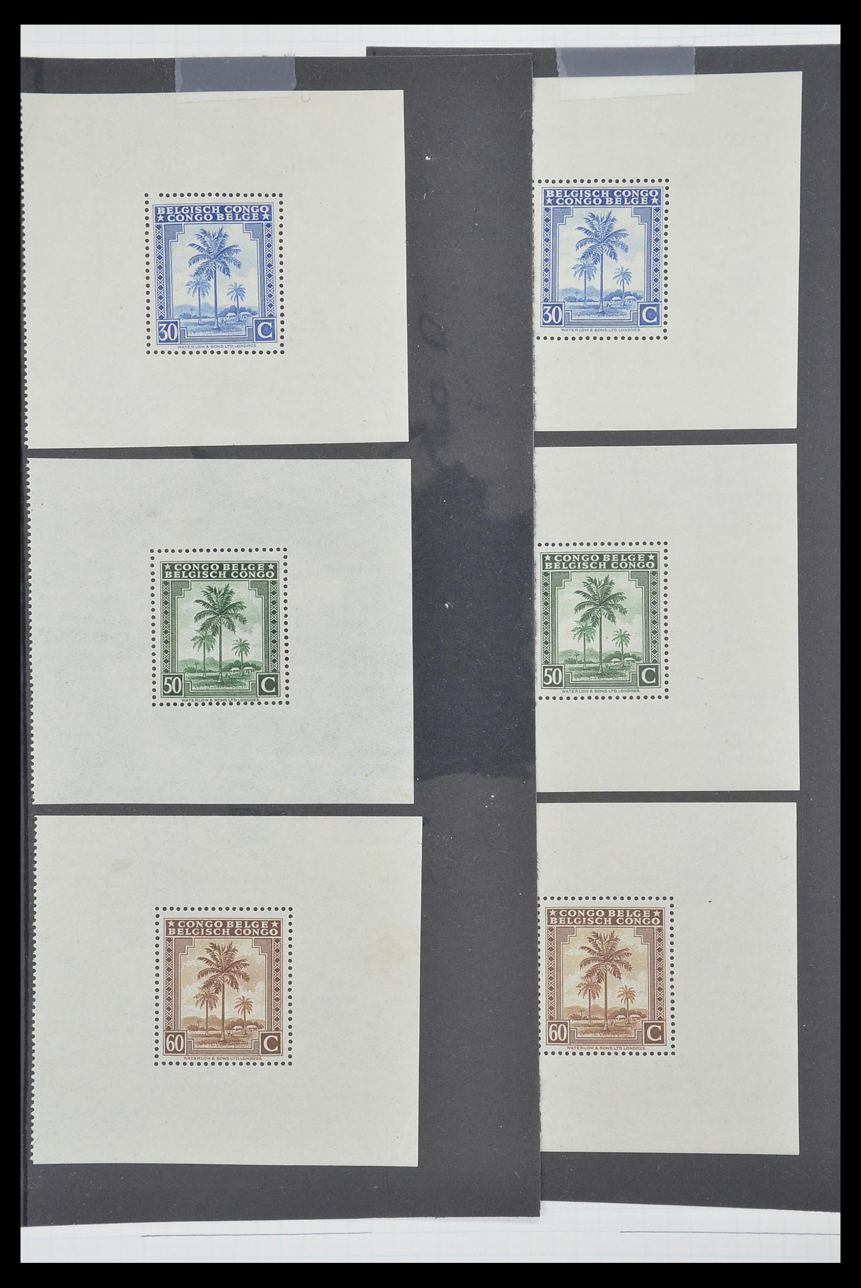33885 109 - Postzegelverzameling 33885 Belgisch Congo 1886-1960.