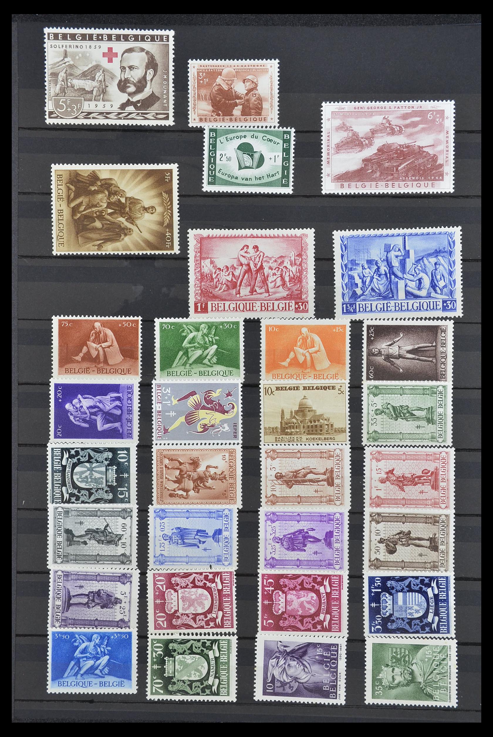 33886 002 - Stamp collection 33886 Belgium 1858-1974.