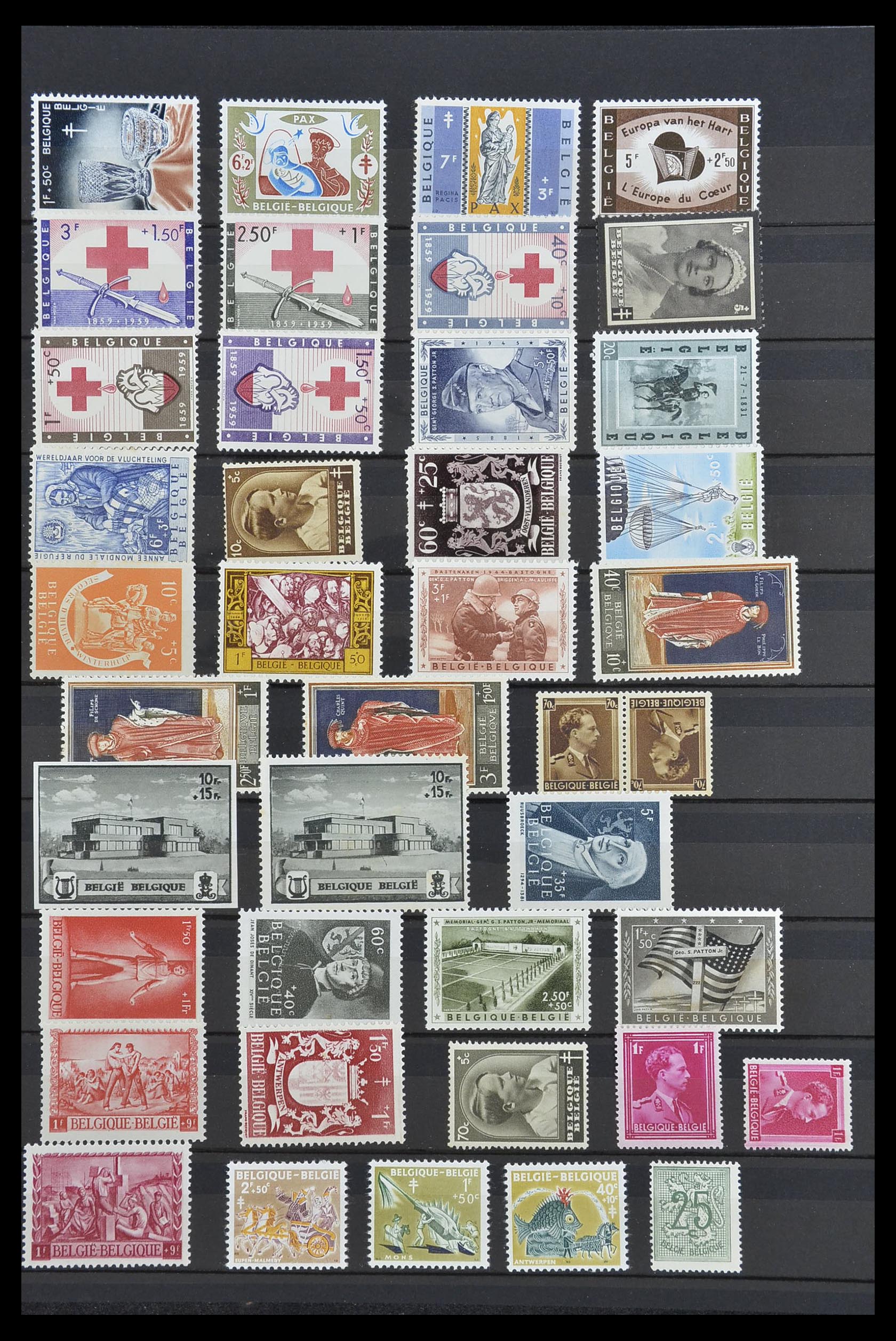 33886 003 - Postzegelverzameling 33886 België 1858-1974.