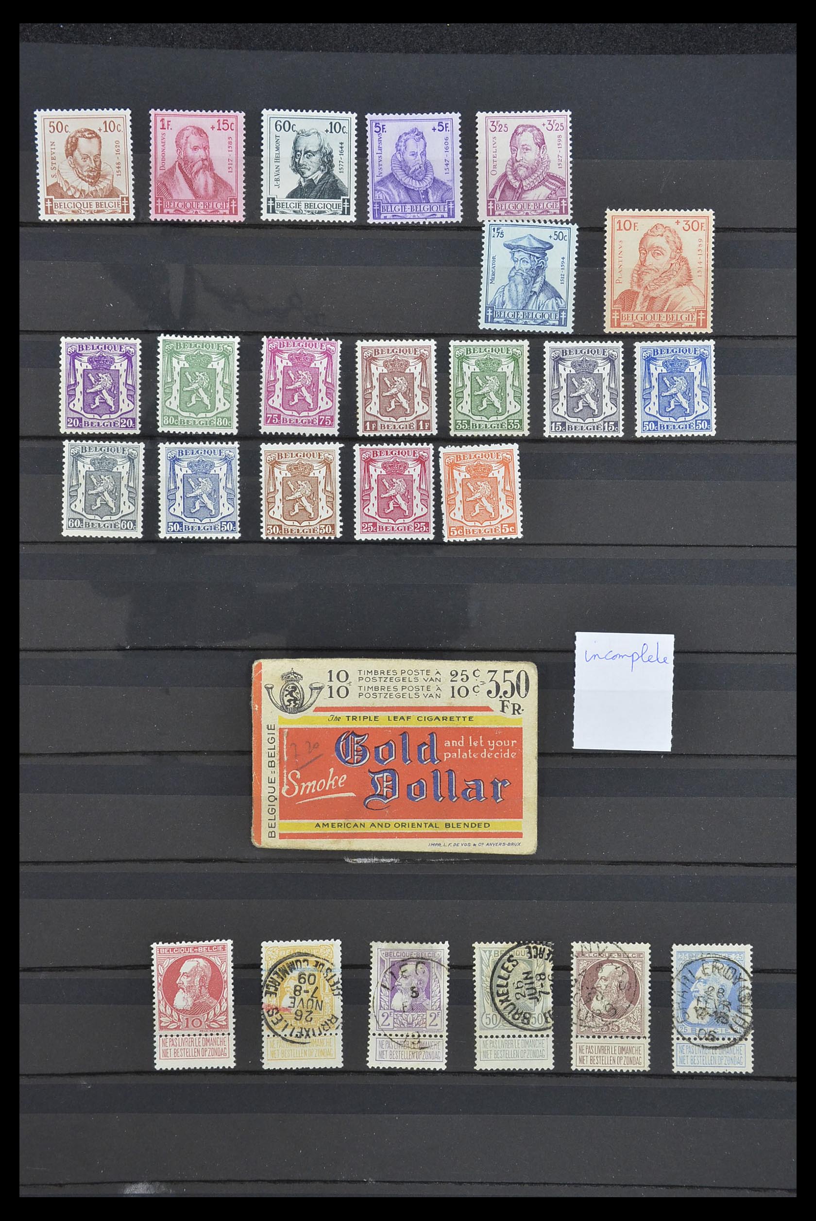 33886 006 - Postzegelverzameling 33886 België 1858-1974.